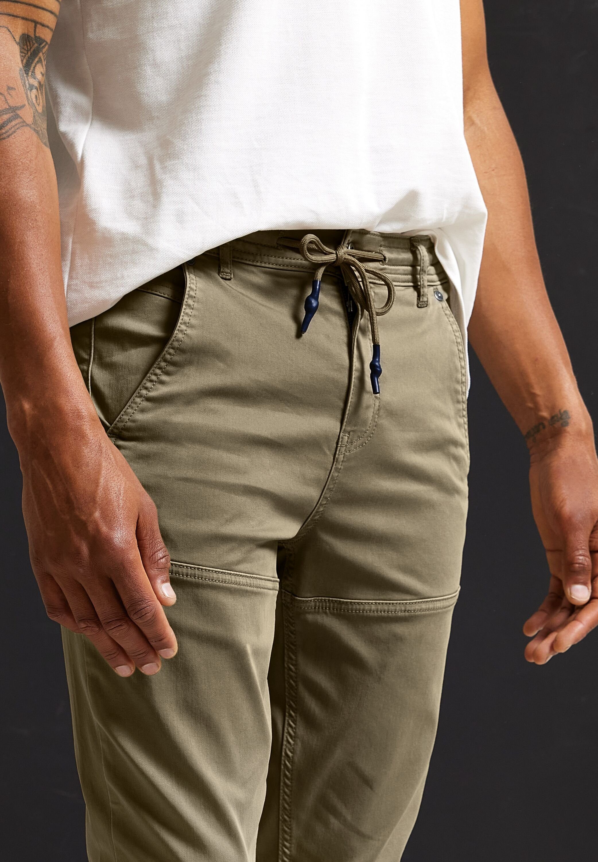 STREET ONE MEN 5-Pocket-Style Pants Jogger