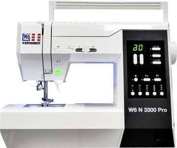 W6 WERTARBEIT Computer-Nähmaschine W6 N 3300 Pro, 120 Programme, mit viel Zubehör