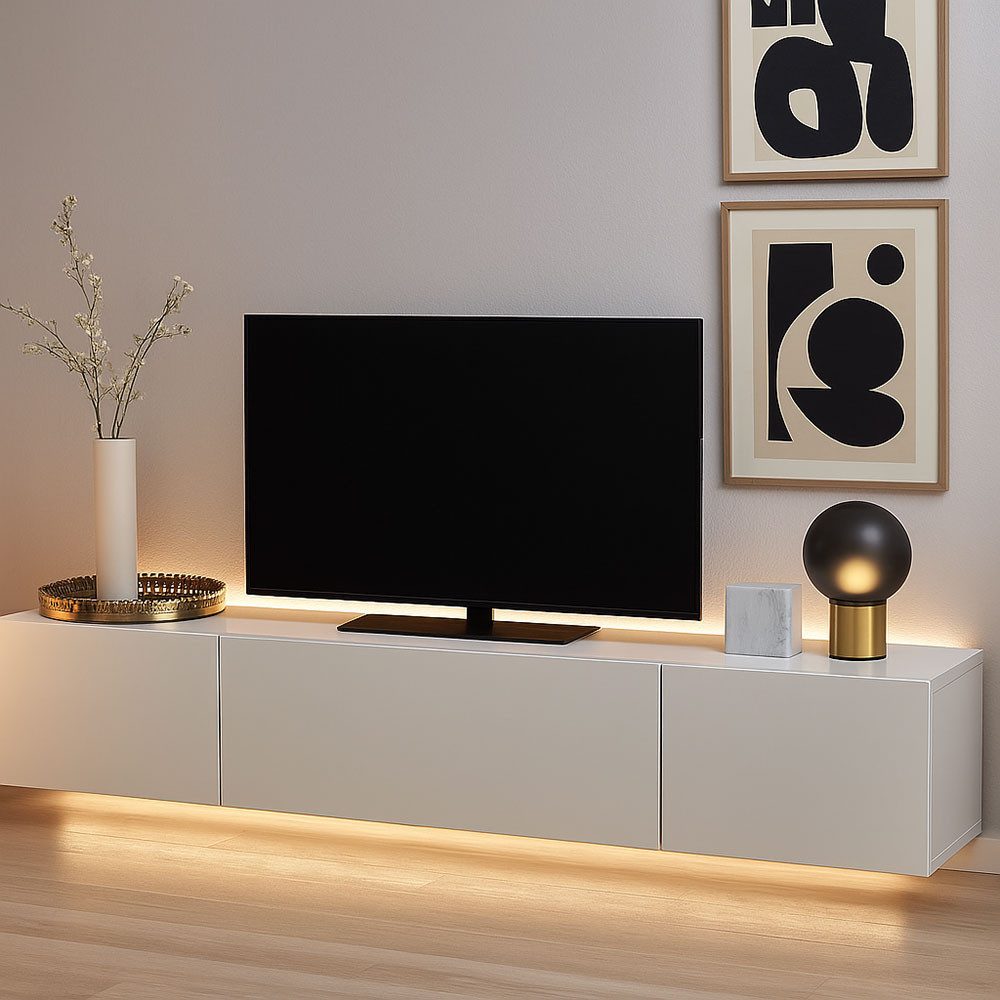 Paulmann Dekolicht, LED-Leuchtmittel fest verbaut, Warmweiß, LED Strip Lichtband Touchdimmer Küchenleuchte 1,8 m