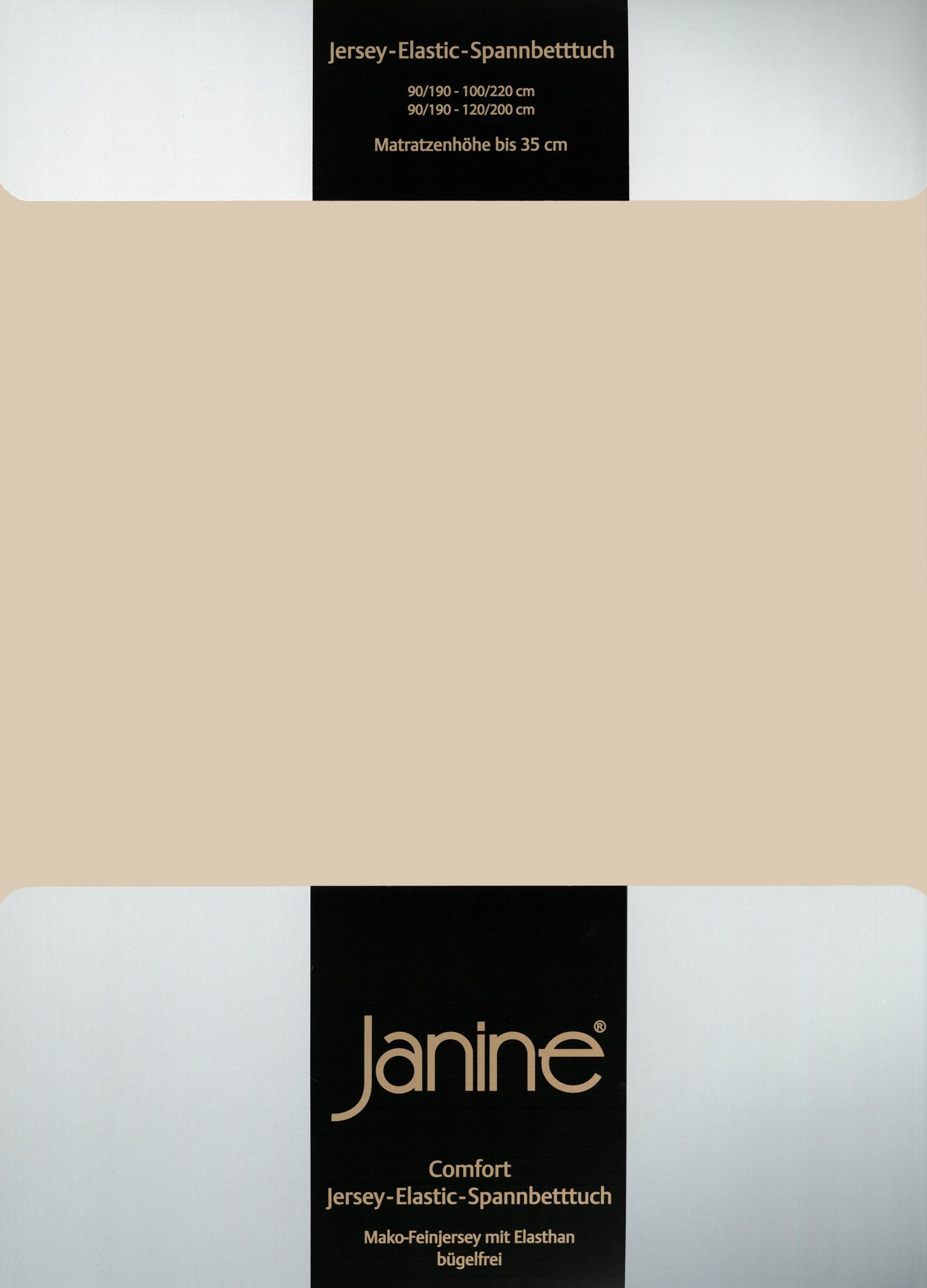 Janine Spannbettlaken ELASTIC 5002, Jersey-Elasthan, Gummizug: günstig online kaufen