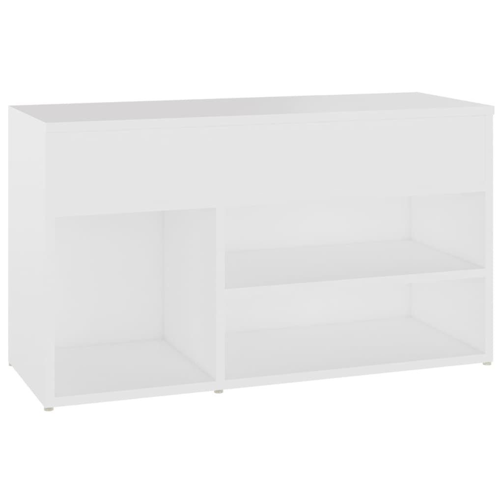 vidaXL Schuhschrank 80 x 30 x 45 cm Schuhregal Schuhschrank Flurschrank Weiß 80x30x45 cm m