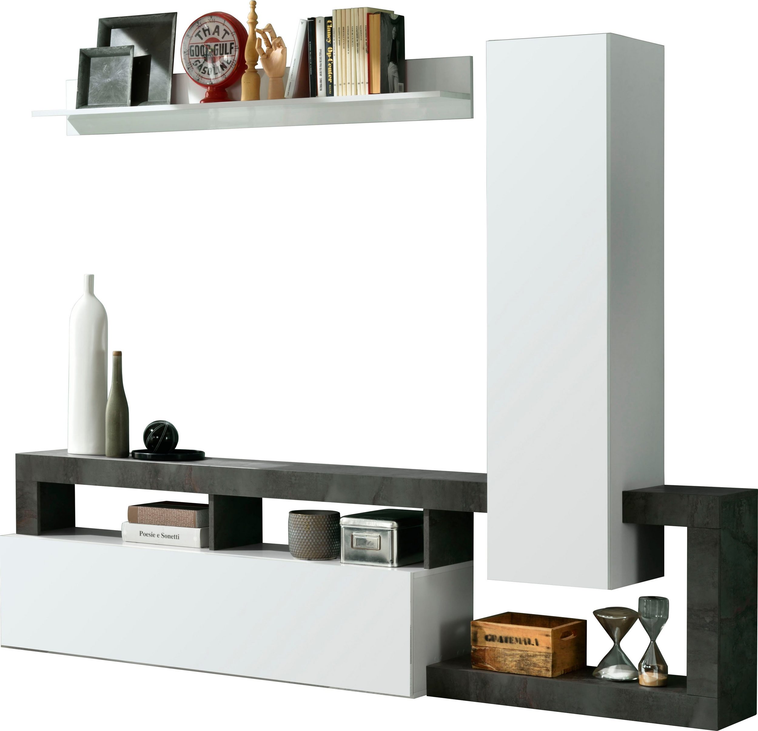 LC Wohnwand HAMBURG (Set, 3-tlg) - LC