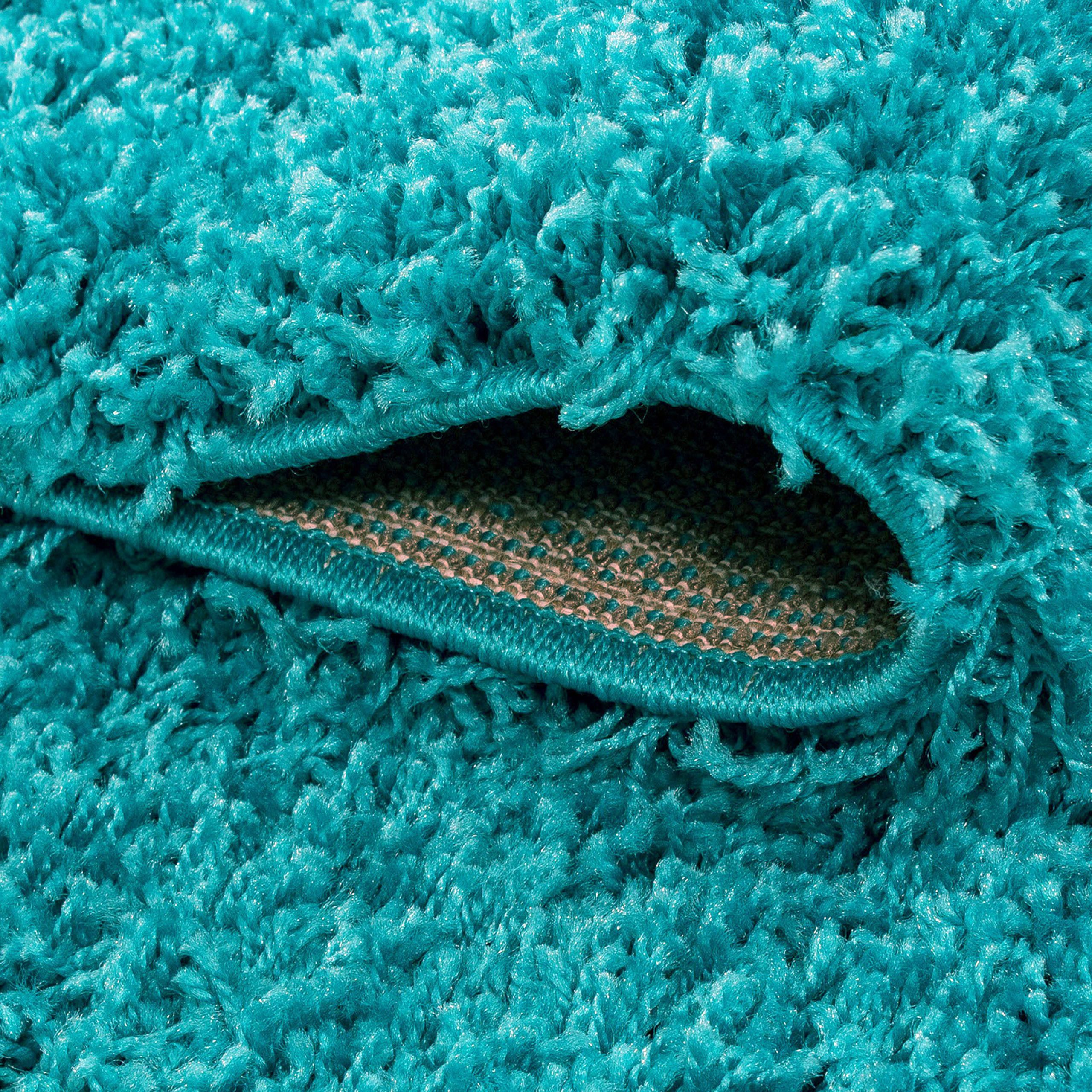 Carpetia Hochflor-Teppich Modernes Shaggy-Design, rechteckig, Höhe: 30 mm, weich, pflegeleicht, strapazierfähig – Bild 4 von 4