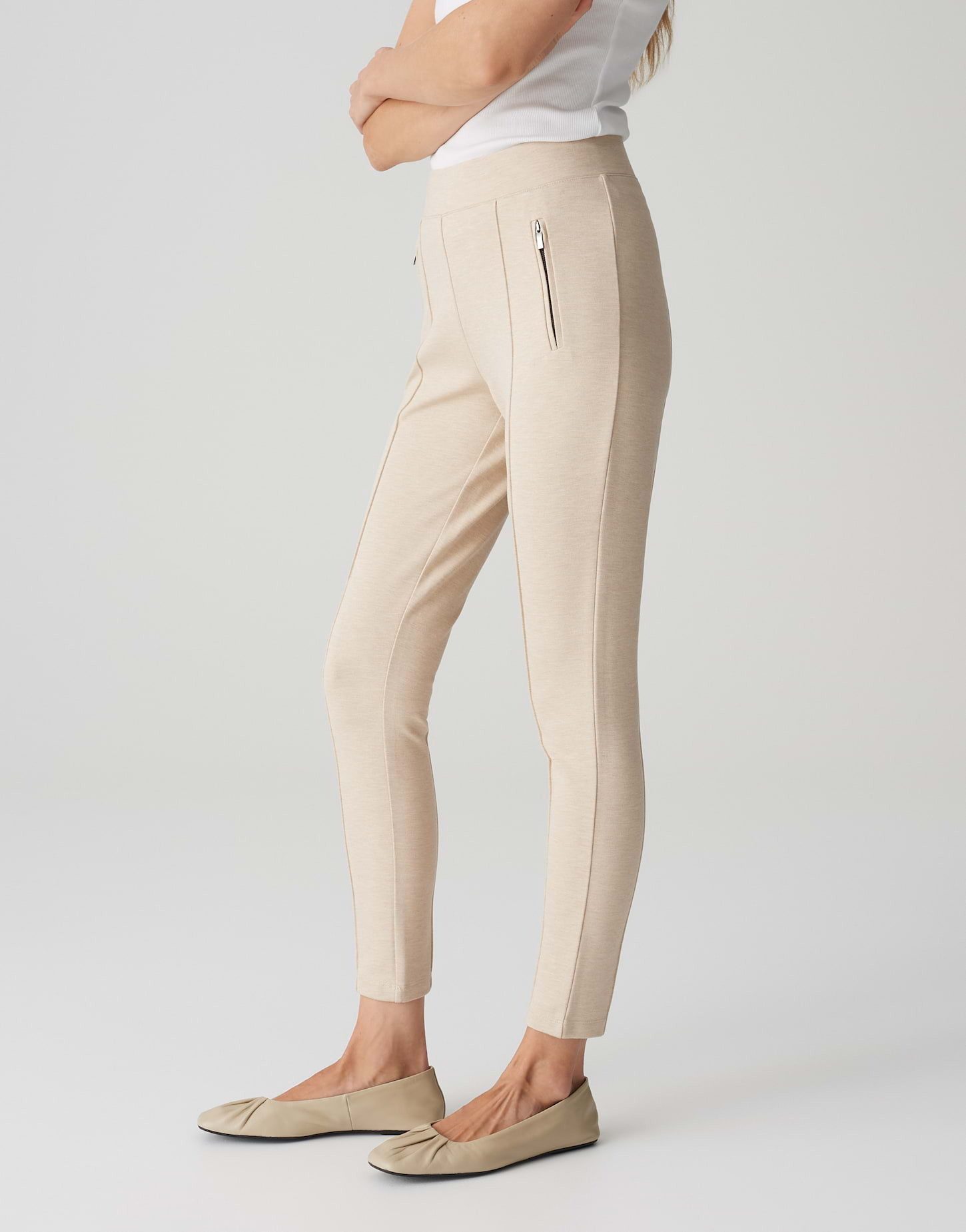 OPUS Leggings Leggings EKAJA Slim aus Ecovero Viskose Mix