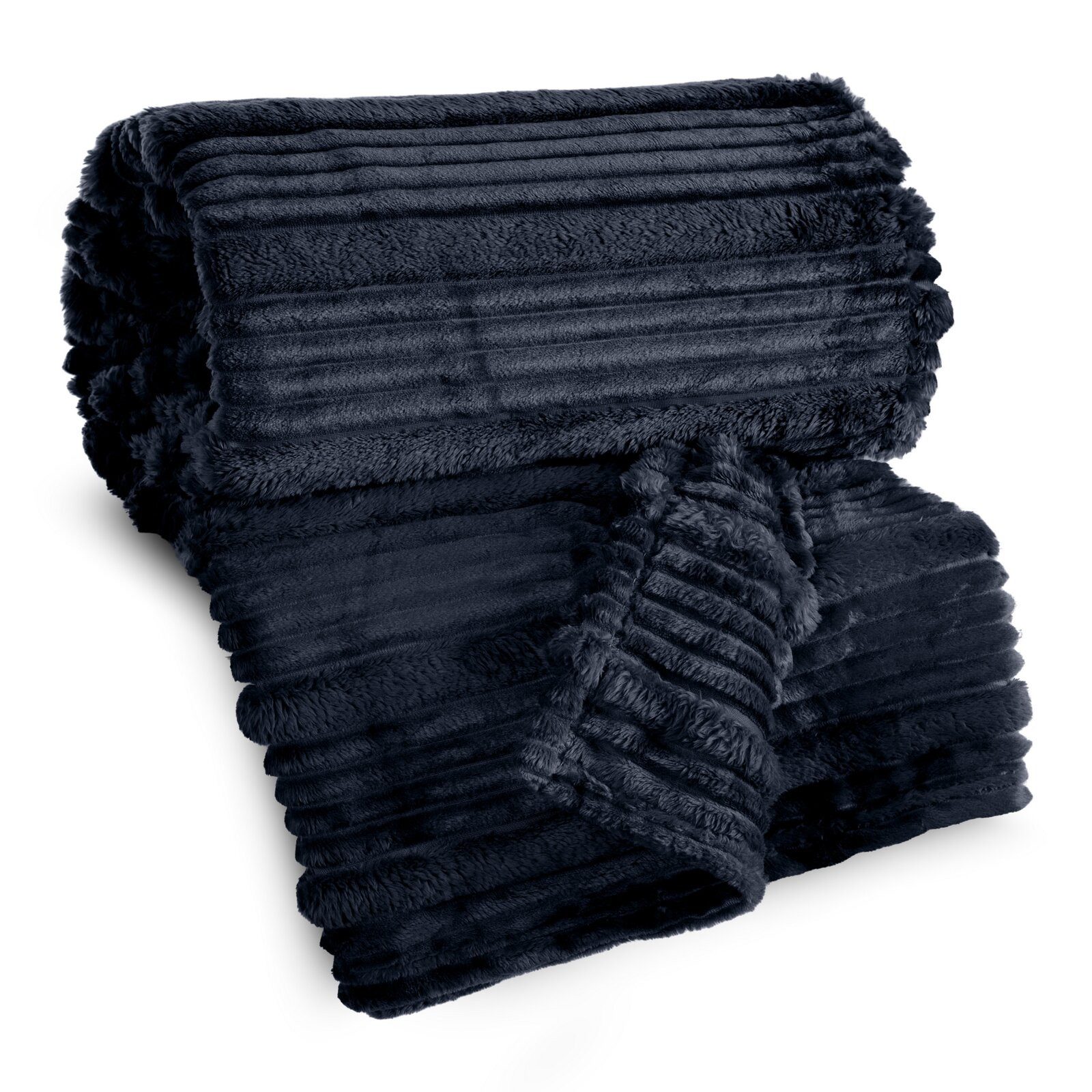 Wohndecke NINA, Eurofirany, Kuscheldecke mit Streifen-Steppung günstig online kaufen