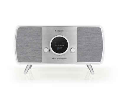 Tivoli Audio Music System Home Gen. II Stereo Bluetooth-Lautsprecher (Bluetooth, WLAN (WiFi), Multi-Media Sound-System, Echtholz-Gehäuse, DAB+ Radio)