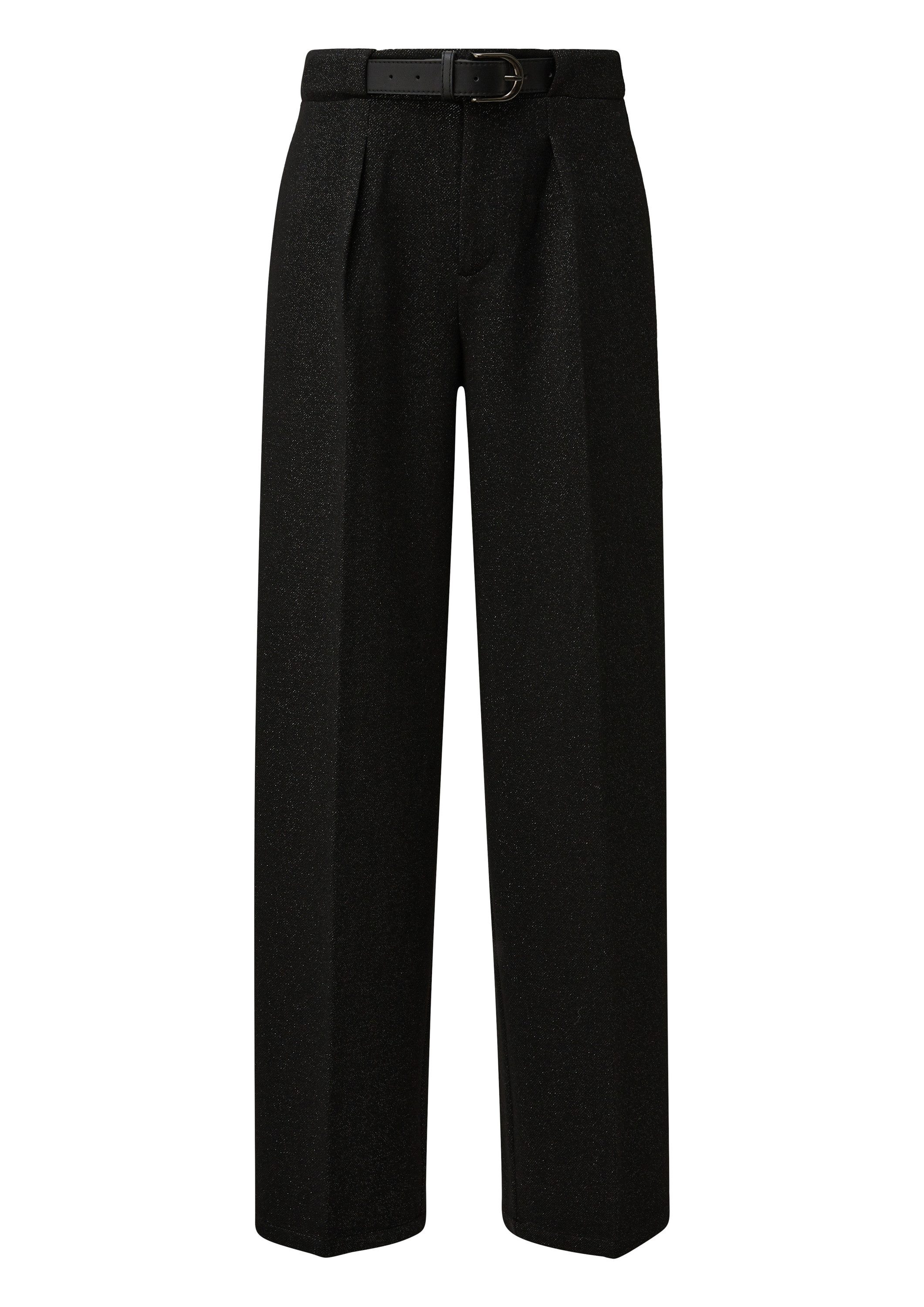 s.Oliver Chinos Hose Bundfaltenhose mit Glitzergarn günstig online kaufen