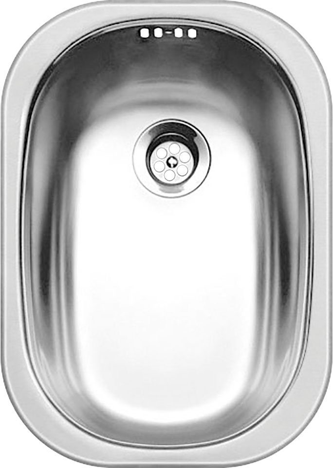 Pyramis Edelstahlspüle, rechteckig, 29,5/41,5 cm