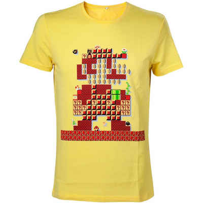 DIFUZED T-Shirt Nintendo - Yellow Mario Maker