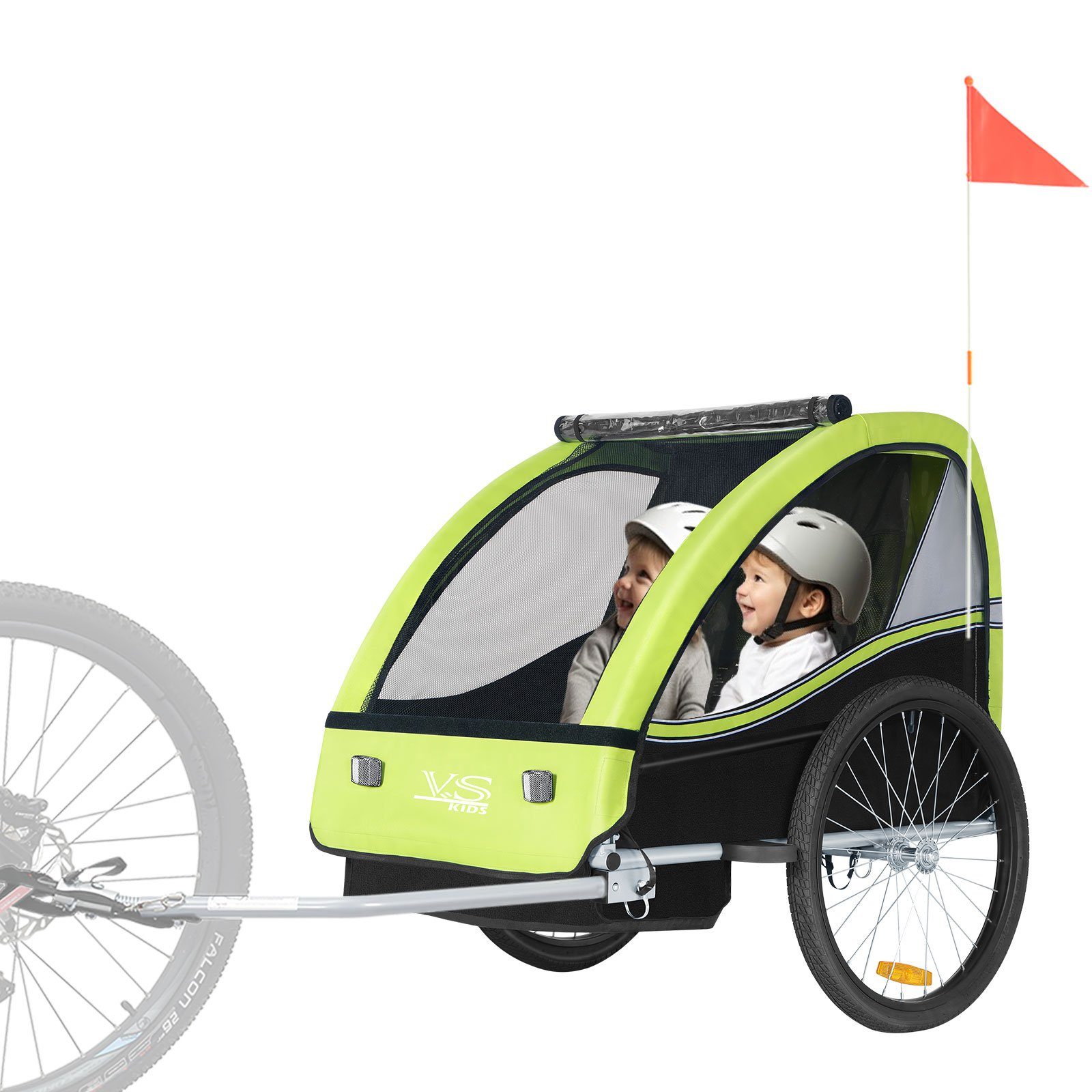 Fahrradkinderanhänger Tiggo VS Kinderanhänger Fahrradanhänger für 1 oder 2 Kinder
