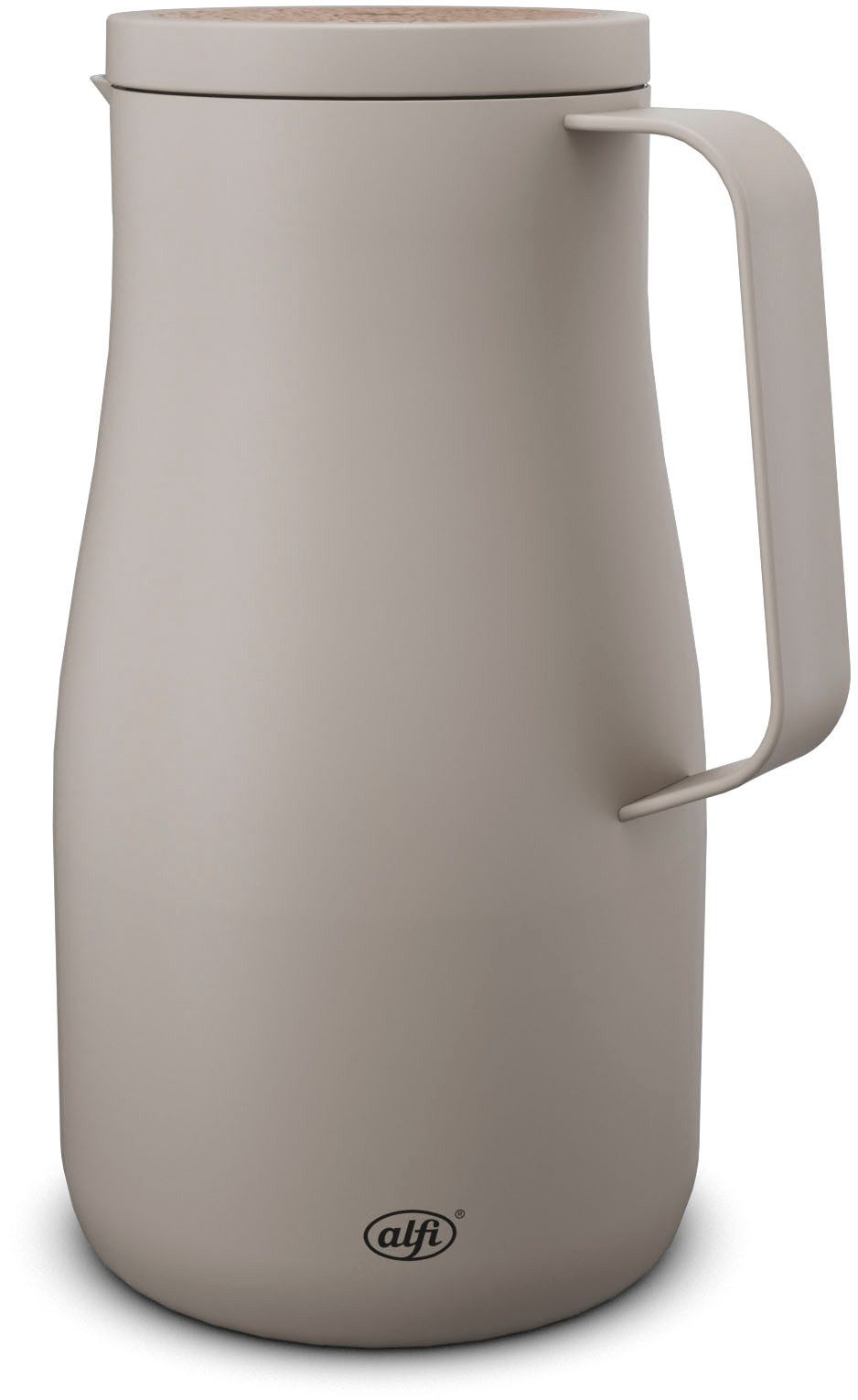 Alfi Isolierkanne STUDIO TEA, aus doppelwandigem Edelstahl, 1 l, (1-St), 12h heiß & 24h kalt, ergonomischer Griff, große Öffnung