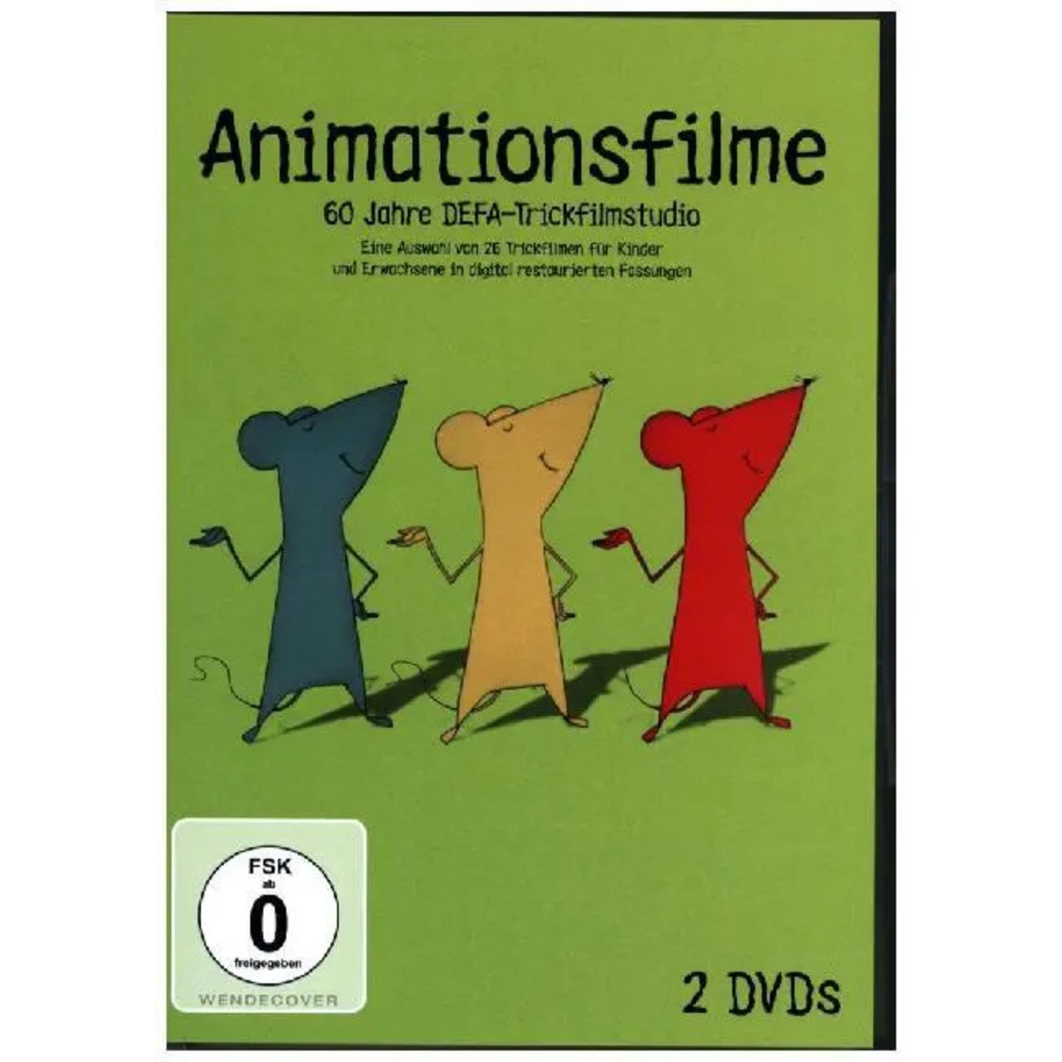 DVD Animationsfilme - 60 Jahre DEFA-Studio für Trickfilm Dresden, 2 DVD