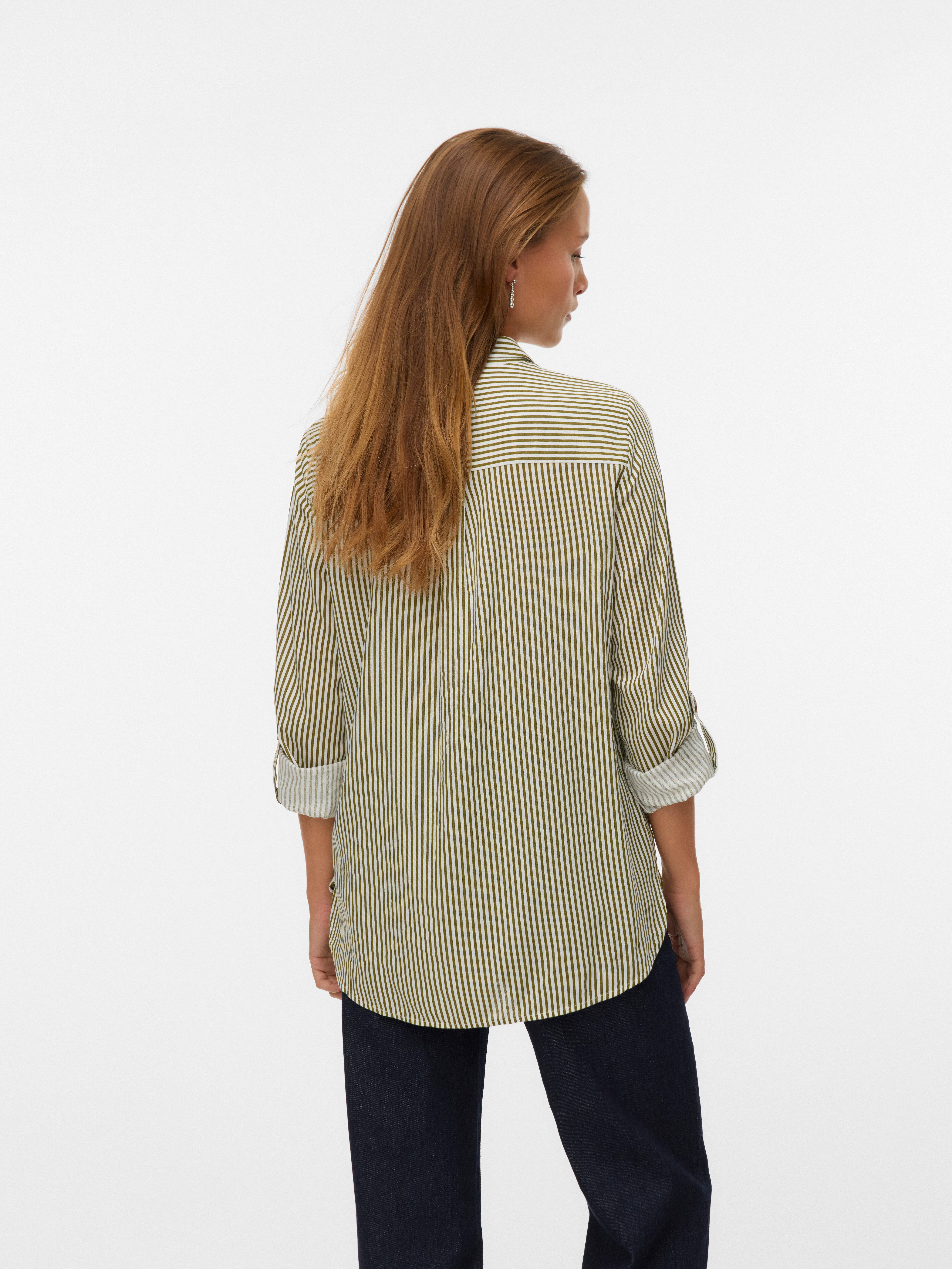 Vero Moda Hemdbluse VMBUMPY L/S SHIRT NEW WVN GA NOOS Viskose, regular fit günstig online kaufen
