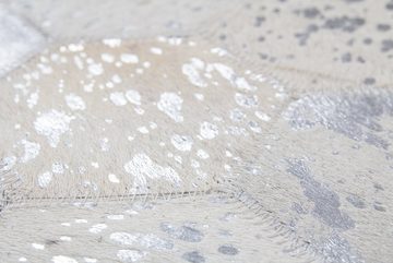 Teppich Spark 210, Kayoom, rechteckig, Höhe: 8 mm, 100% Leder, Unikat, fusselarm, Allergiker & Fußbodenheizung geeignet