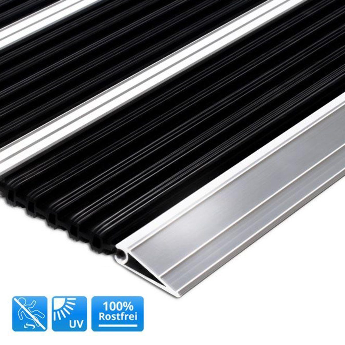 Karat Fußmatte Lamellenmatte Pisa, Schmutzfangmatte, 3 Größen, aus Aluminiu günstig online kaufen