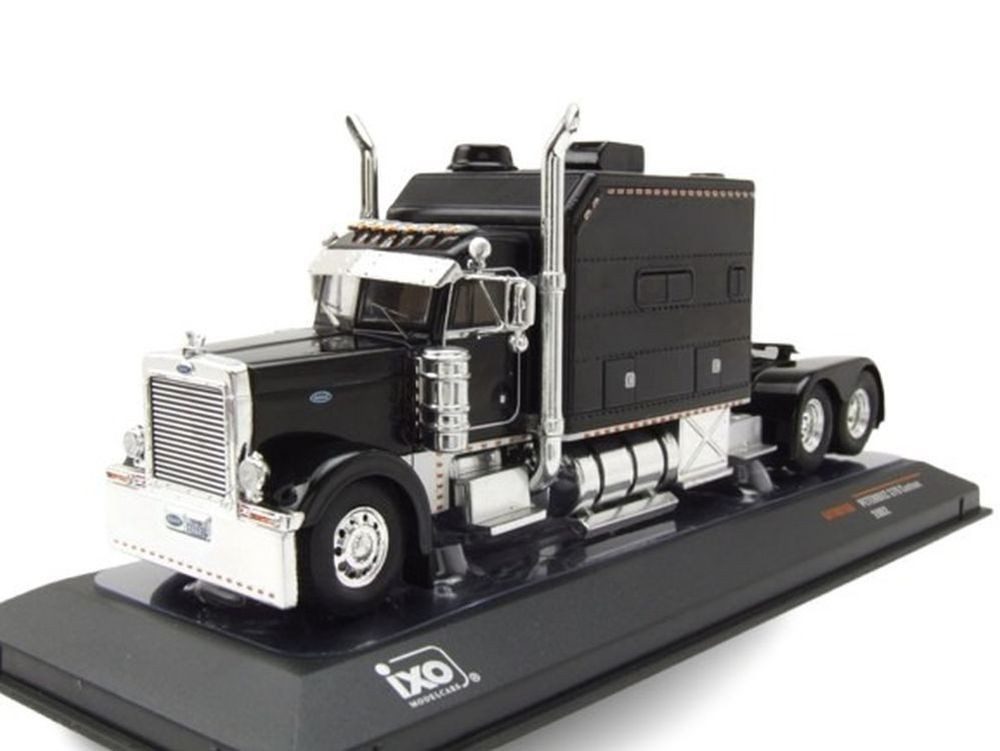 ixo Models Modellauto Peterbilt 379 Custom Zugmaschine 2002 schwarz, Maßstab 1:64