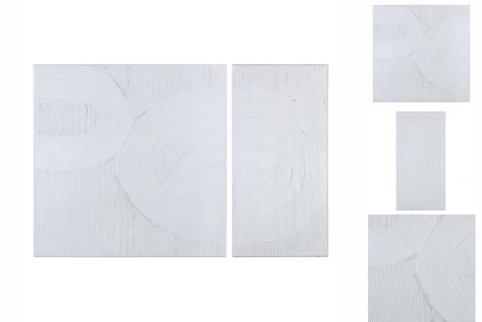 Bigbuy Wanddekoobjekt x x abstrakt Leinwand 2 135 90 cm 3,5 Stück