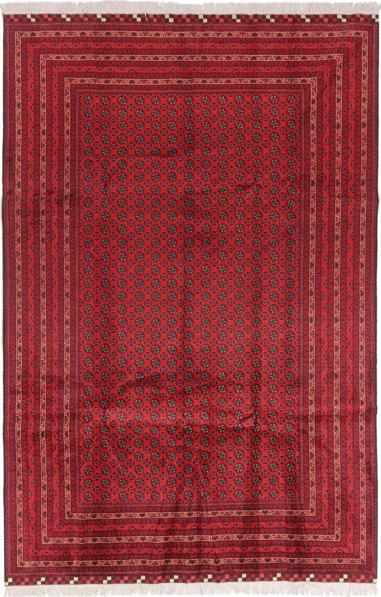 Orientteppich Afghan Mauri 201x301 Handgeknüpfter Orientteppich, Nain Trading, rechteckig, Höhe: 6 mm