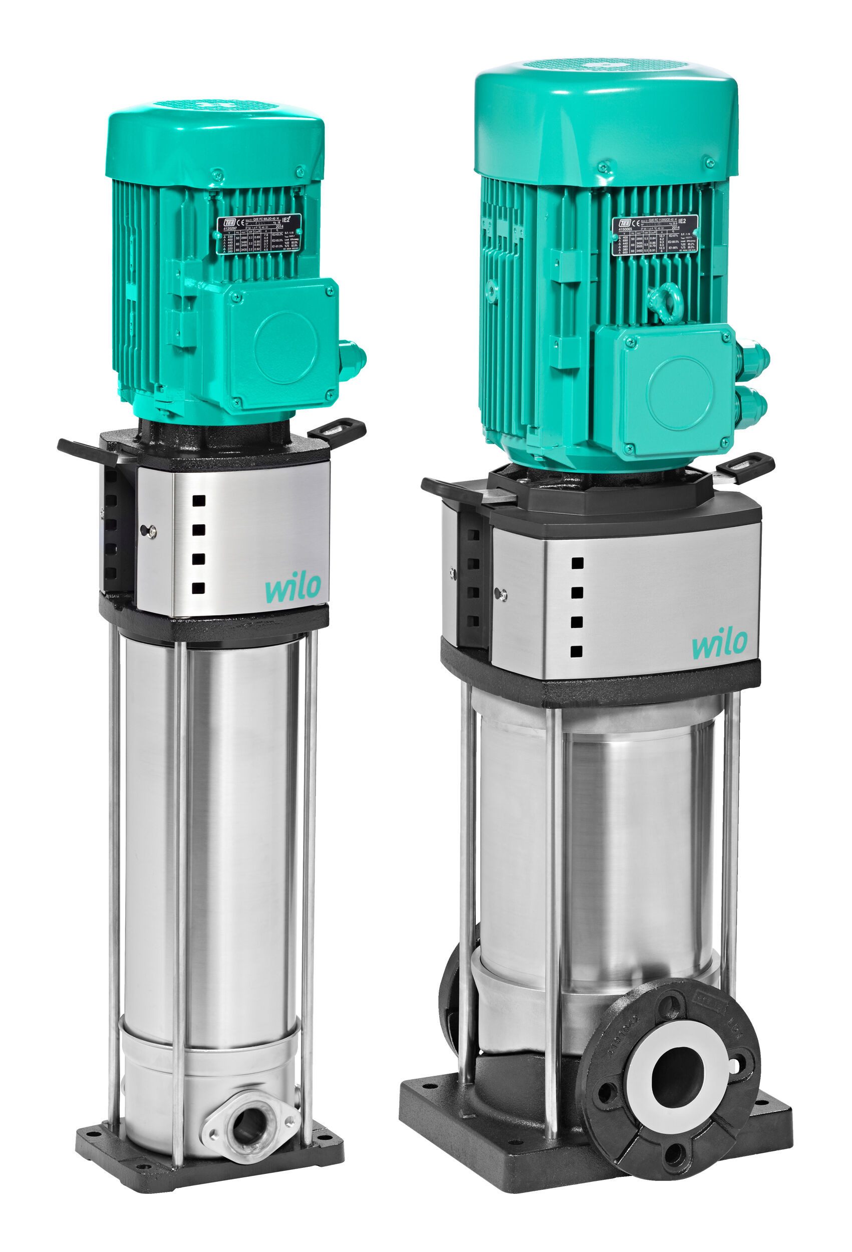 Wilo Hochdruckpumpe, Kreiselpumpe Helix V 418 m. Kartuschengleitrichtung, 400 V, 50 Hz