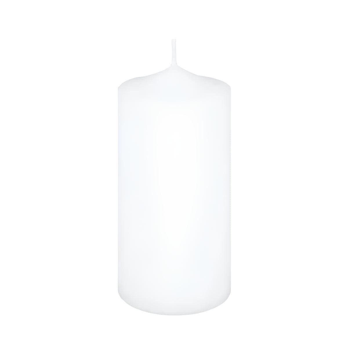 Jaspers Kerzen Stumpenkerze Premium Stumpenkerzen Weiß 150 x 70 mm, 1 Stück