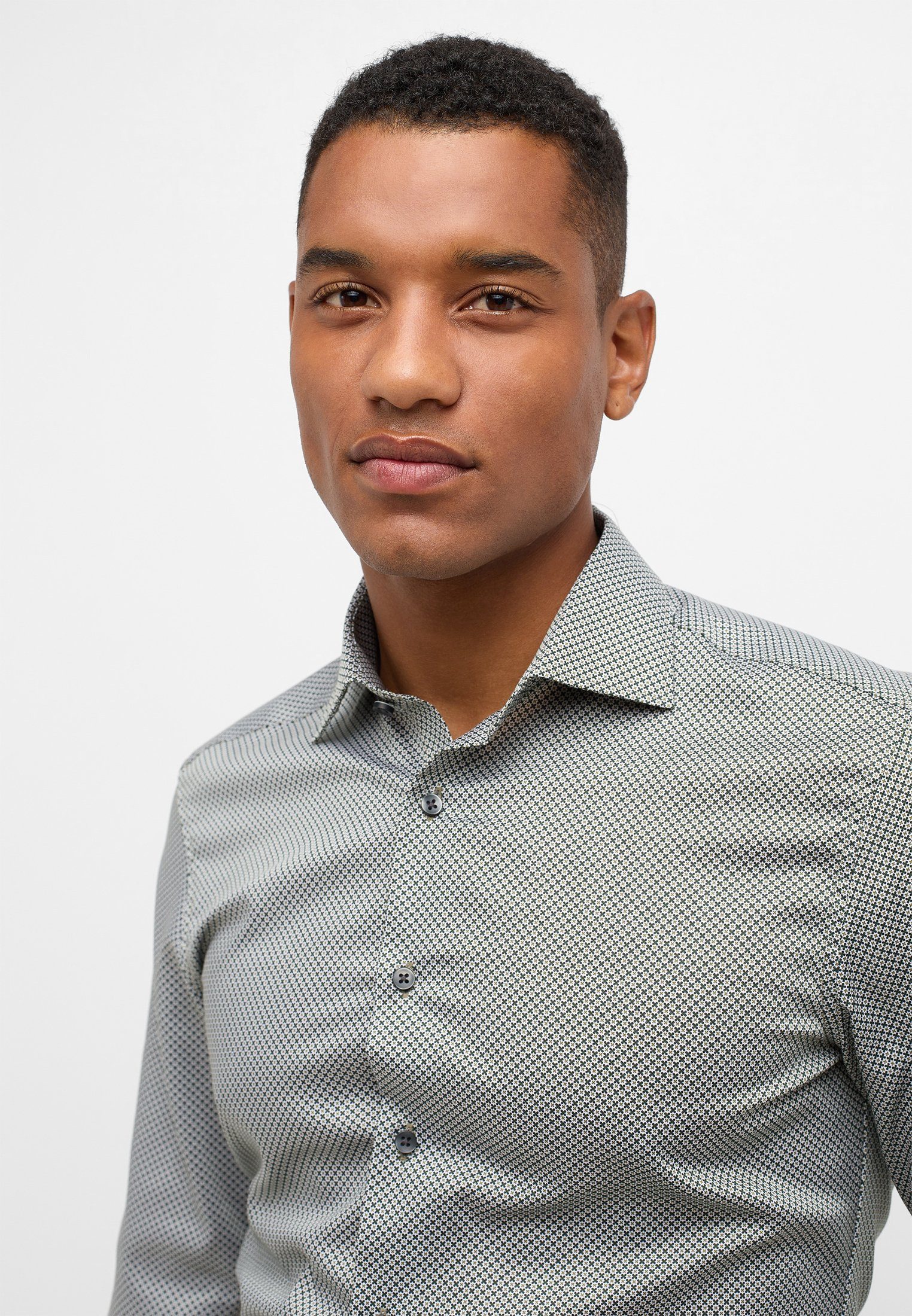 Eterna Langarmhemd SLIM FIT NON IRON (bügelfrei)