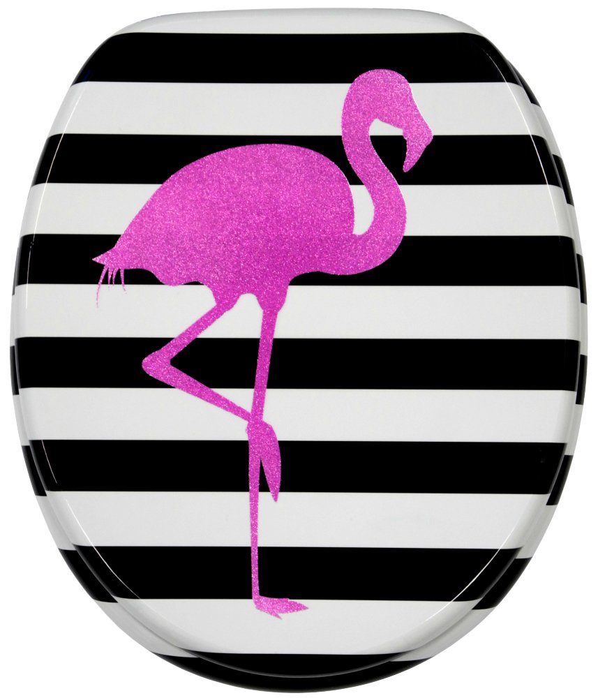 Sanilo WC-Sitz Flamingo, mit Absenkautomatik