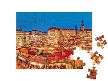 puzzleYOU Puzzle Dresden in der Weihnachtszeit, Deutschland, 48 Puzzleteile, puzzleYOU-Kollektionen Dresden, Deutsche Städte, Deutsche Großstädte