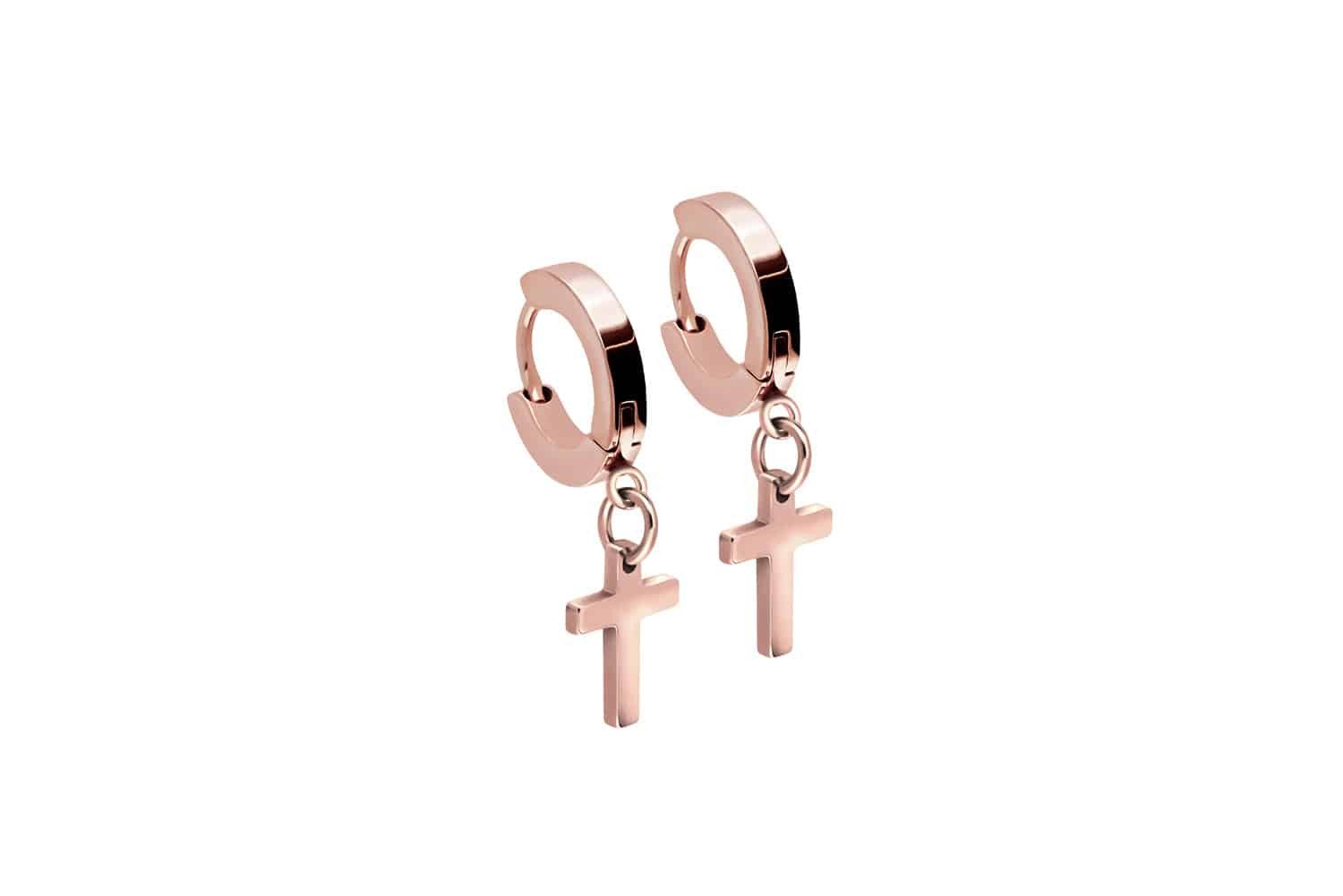 FILANGO Creolen-Set Titan Ohrclicker Creolen BEWEGLICHES günstig online kaufen