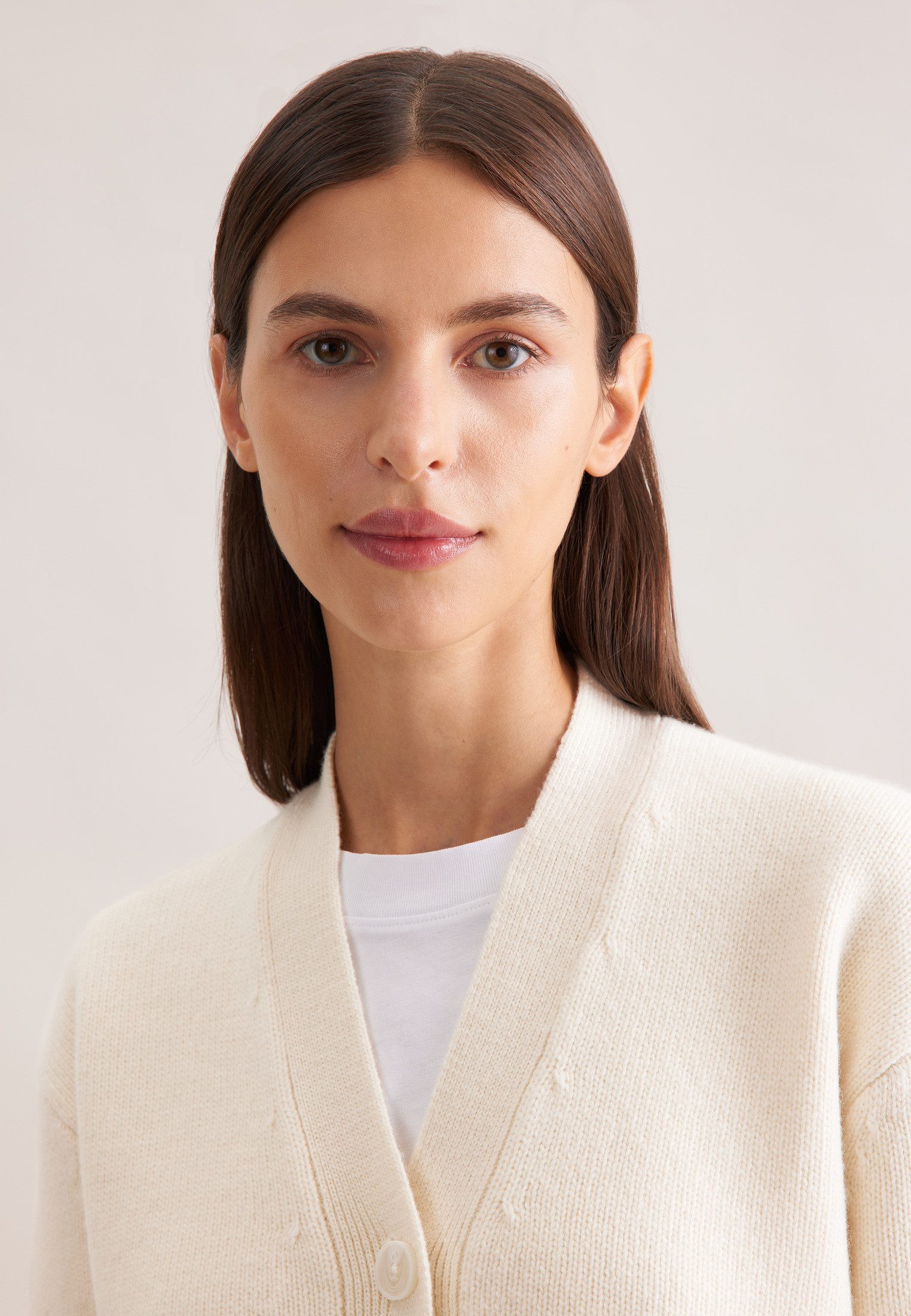 seidensticker Strickjacke 1/1 V-Neck