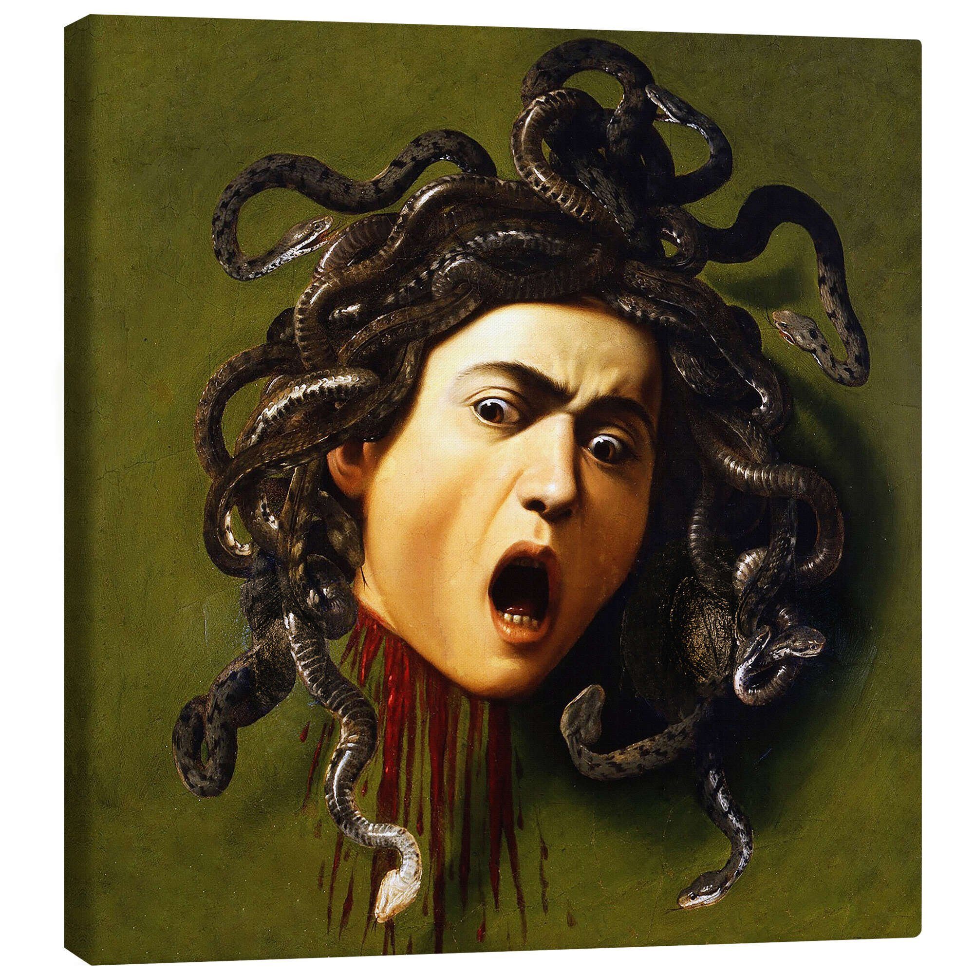 Posterlounge Wandbild Medusa, Michelangelo Merisi (Caravaggio), erhältlich als Poster, Leinwandbild, Wandsticker oder Acrylglasbild