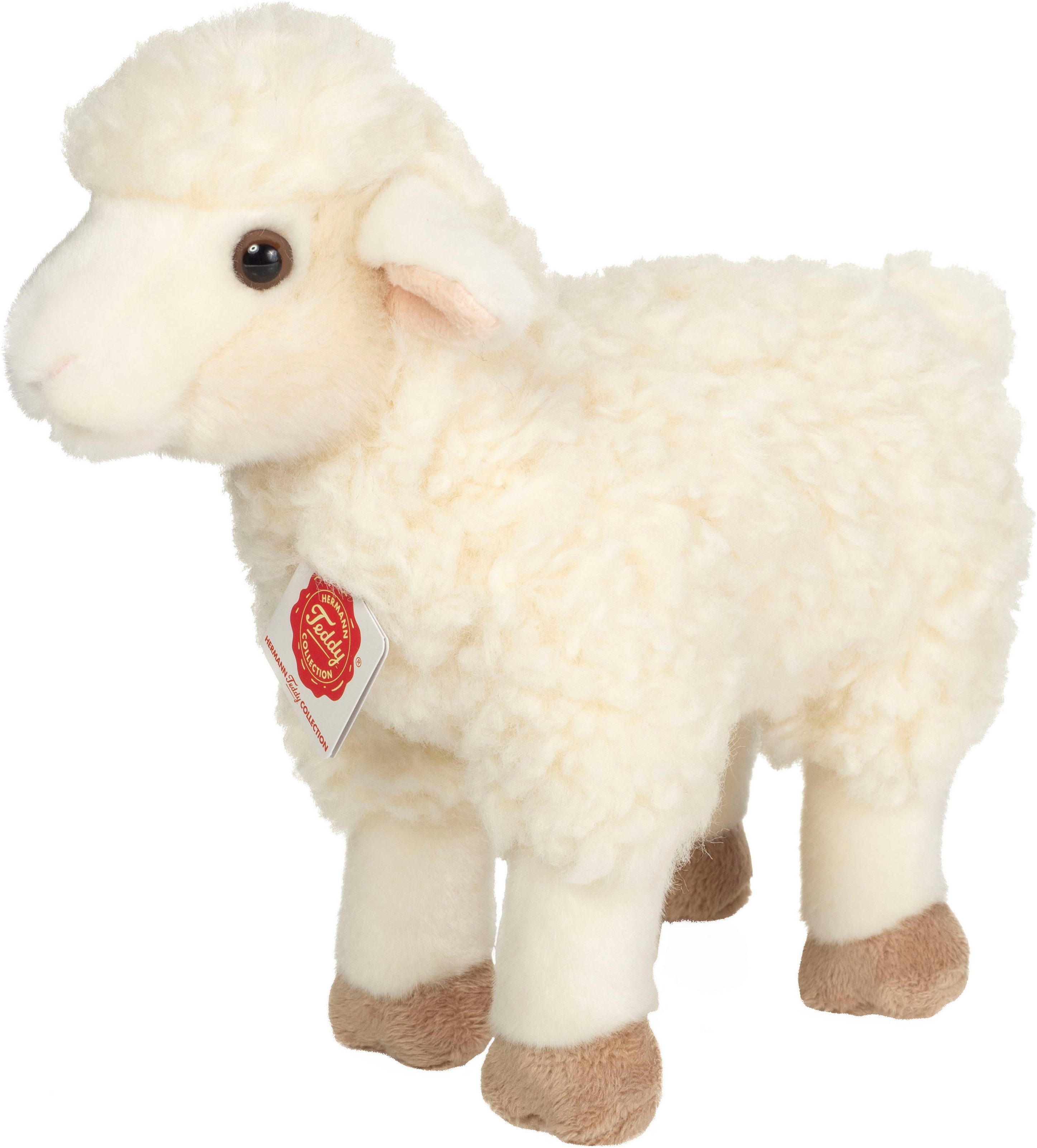 Teddy Hermann® Kuscheltier Lamm, 25 cm, zum Teil aus recyceltem Material