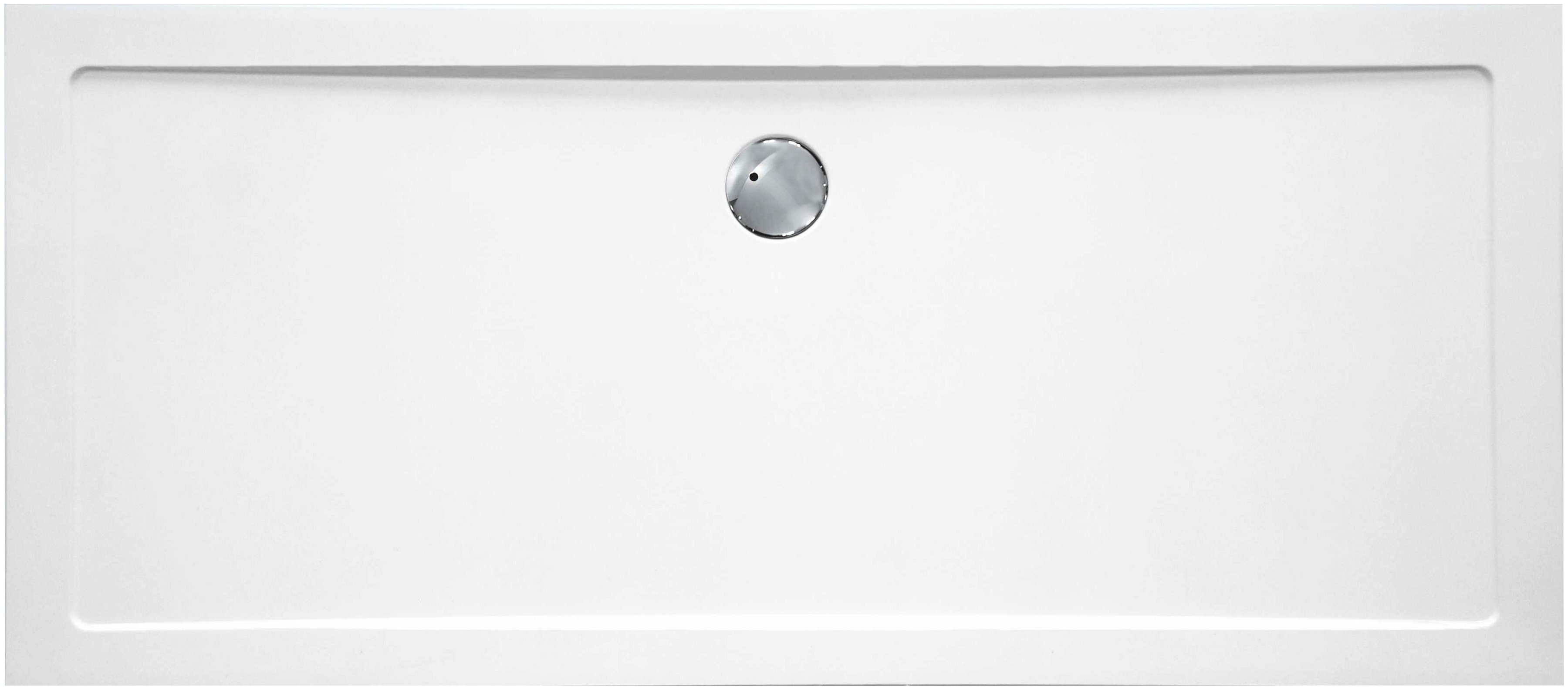 Sanotechnik Duschwanne SMC, rechteckig, Kunststoff, eckig, BxT: 160 x 90 cm