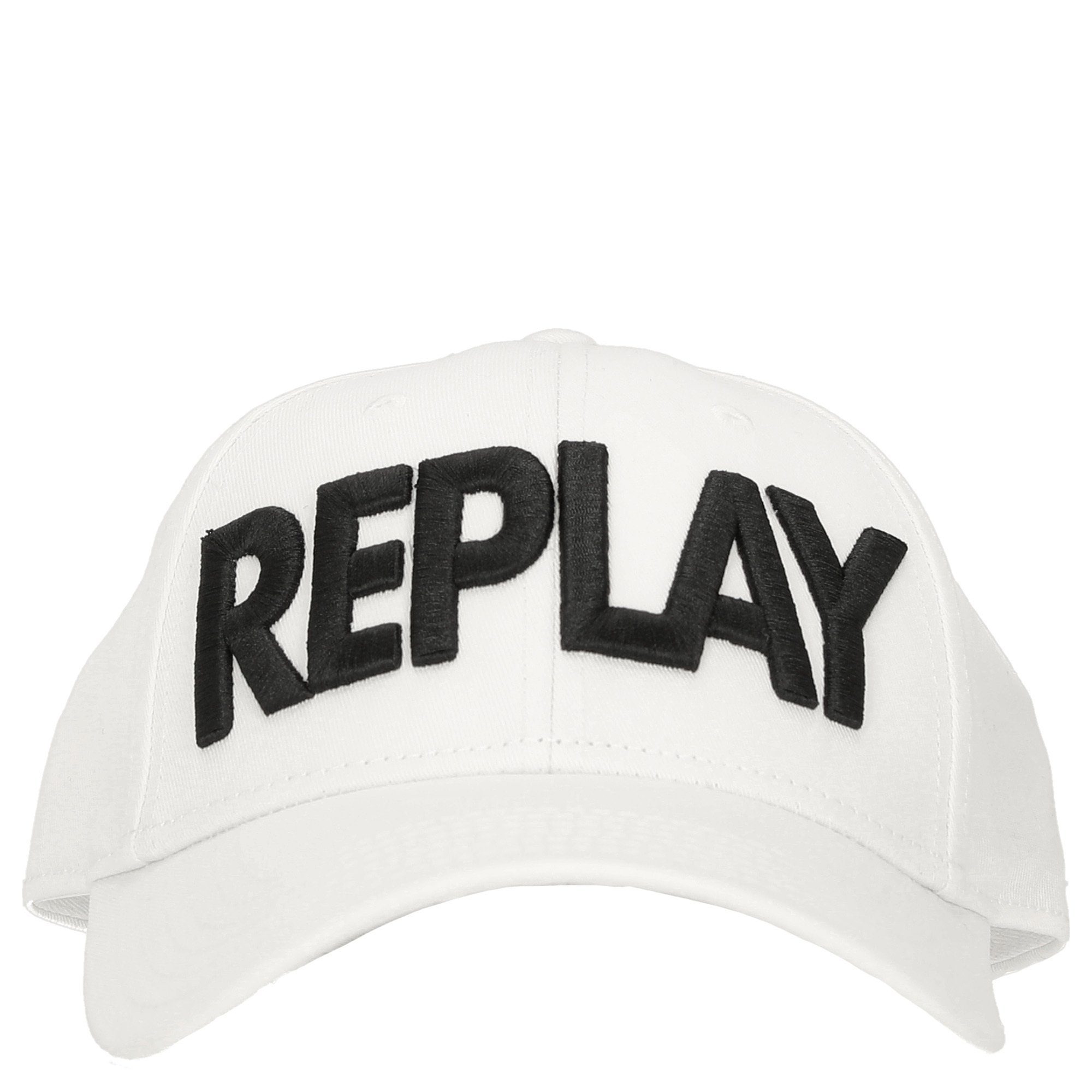 Replay Fitted Cap Men's -Cap (1-St) optical Accessoires black white