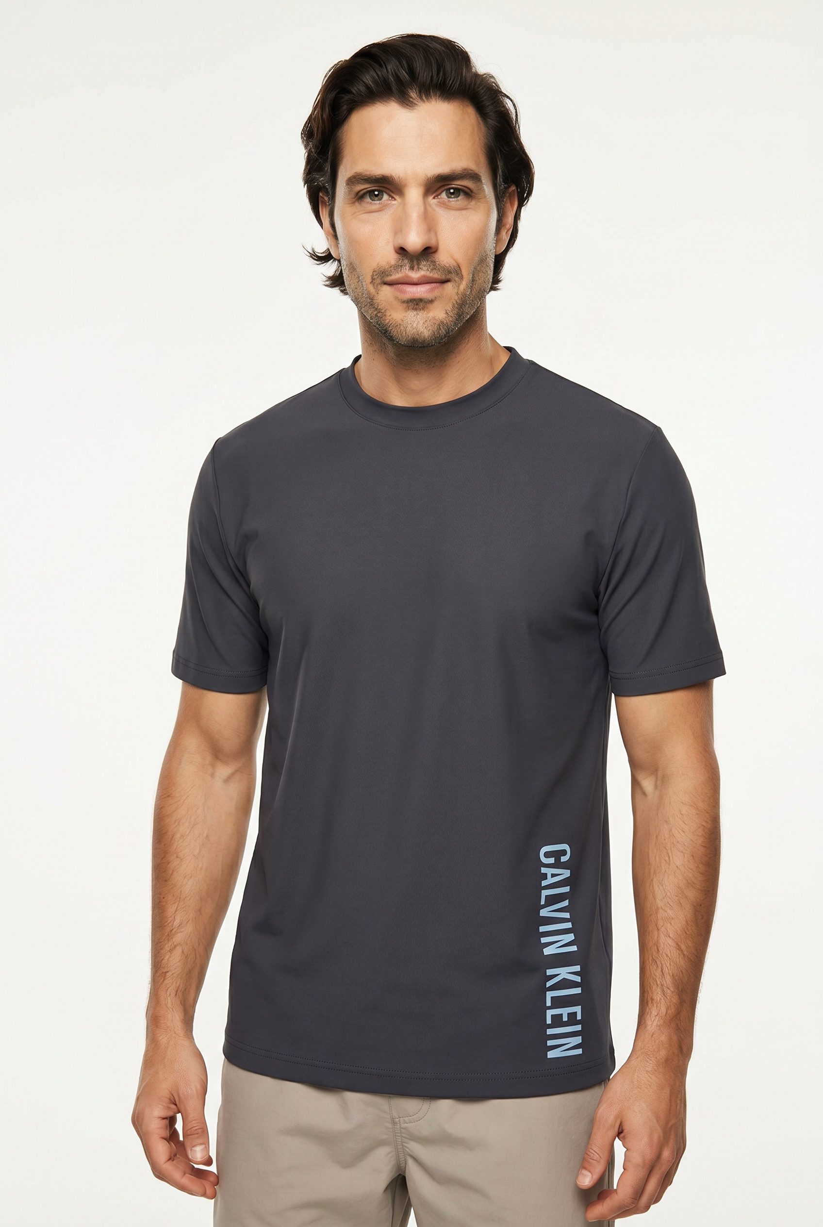 Calvin Klein Swimwear T-Shirt Regular fit mit Rundhalsausschnitt