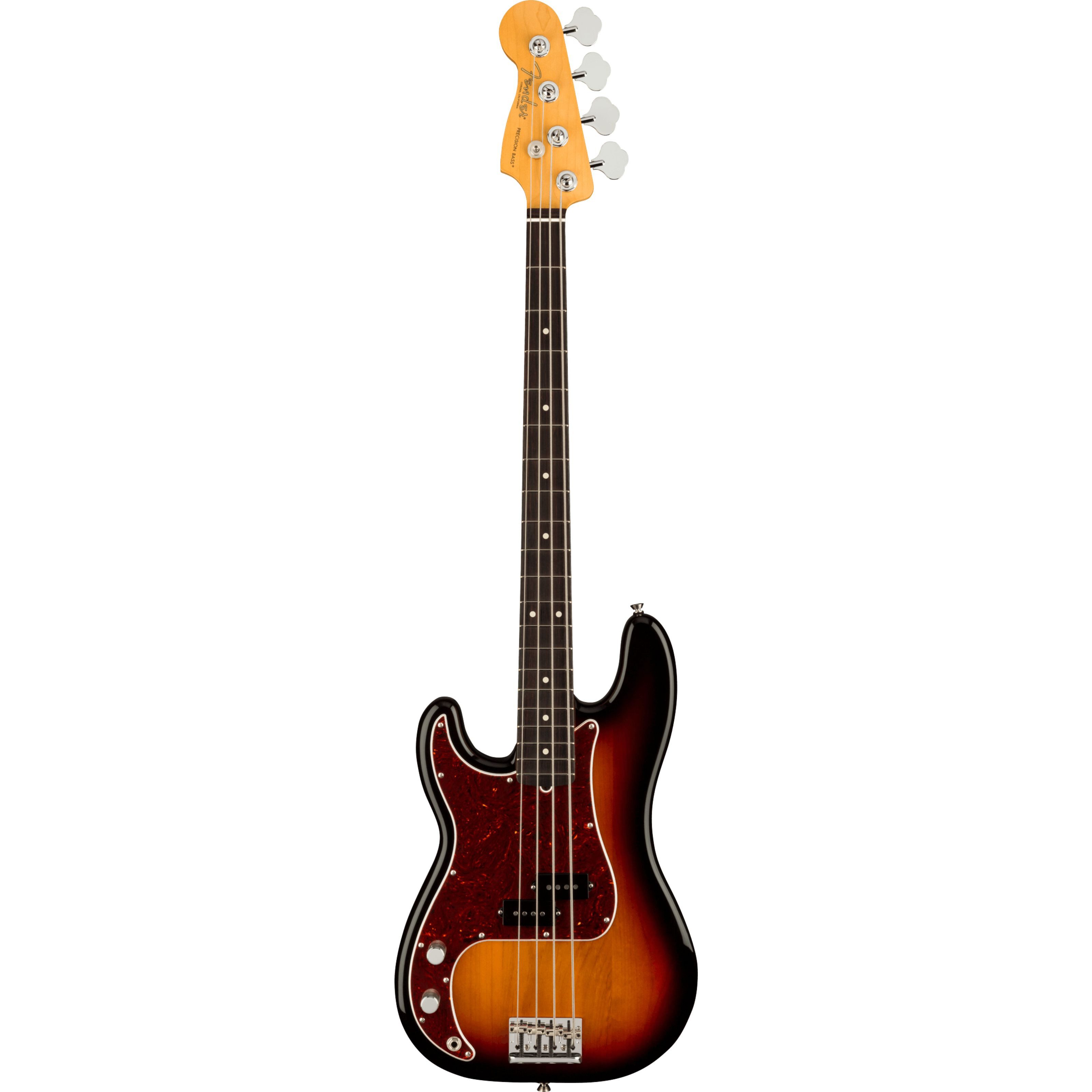 Fender E-Bass, E-Bässe, Linkshänder E-Bässe, American Professional II Precision Bass Lefthand RW 3-Color Sunburst