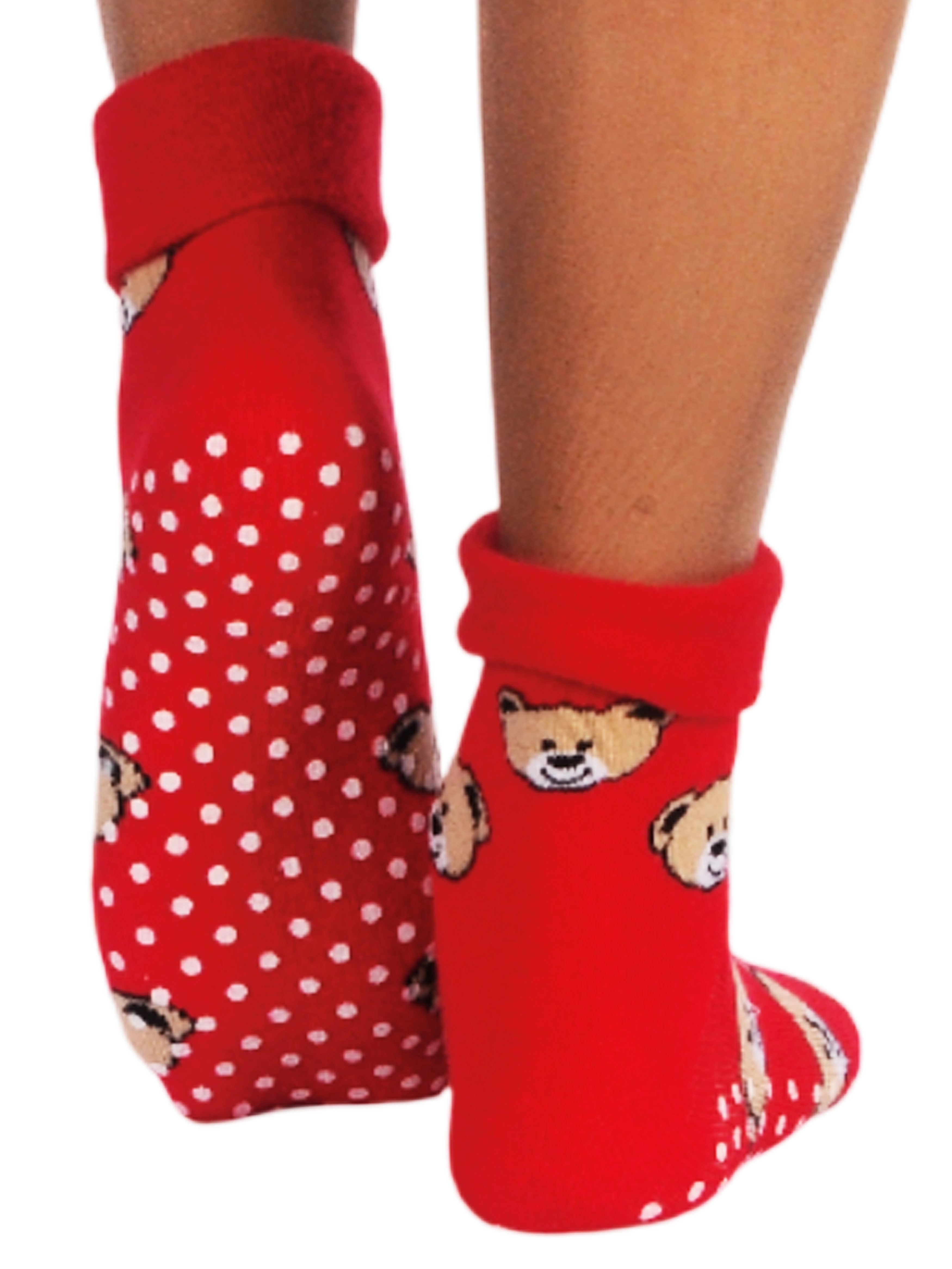 Martinex ABS-Socken Antirutschsocken socks Frottee Socken Haussocken mit Bärchen 16 17 18 19 20 21 22 23 24 25 26 27 28 29 30 31 32 33 34