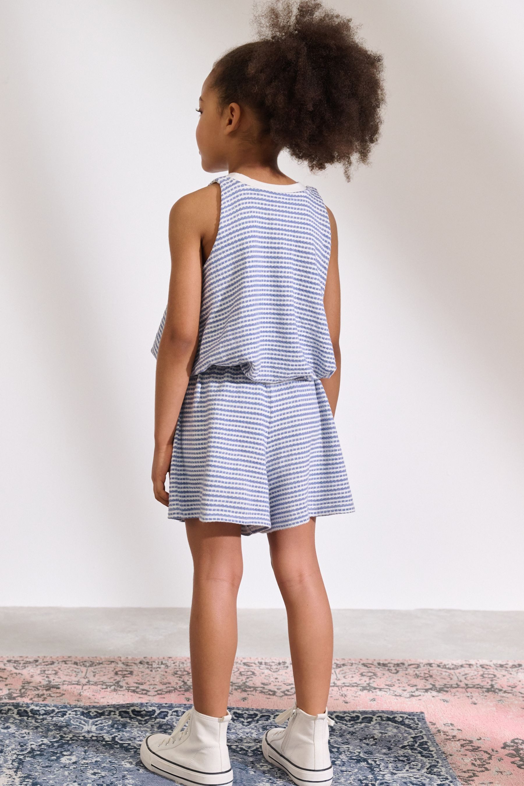 Next Top & Shorts Gehäkeltes Puffball-Oberteil günstig online kaufen