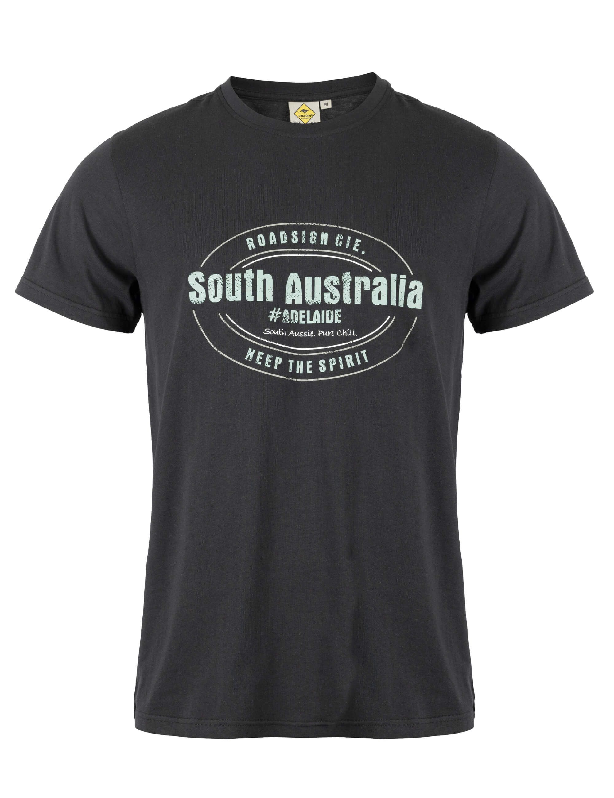 ROADSIGN australia T-Shirt Pure Chill (1, 1-tlg., 1) mit Australia-Logo-Print, klassischer Rundhals, aus reiner Baumwolle
