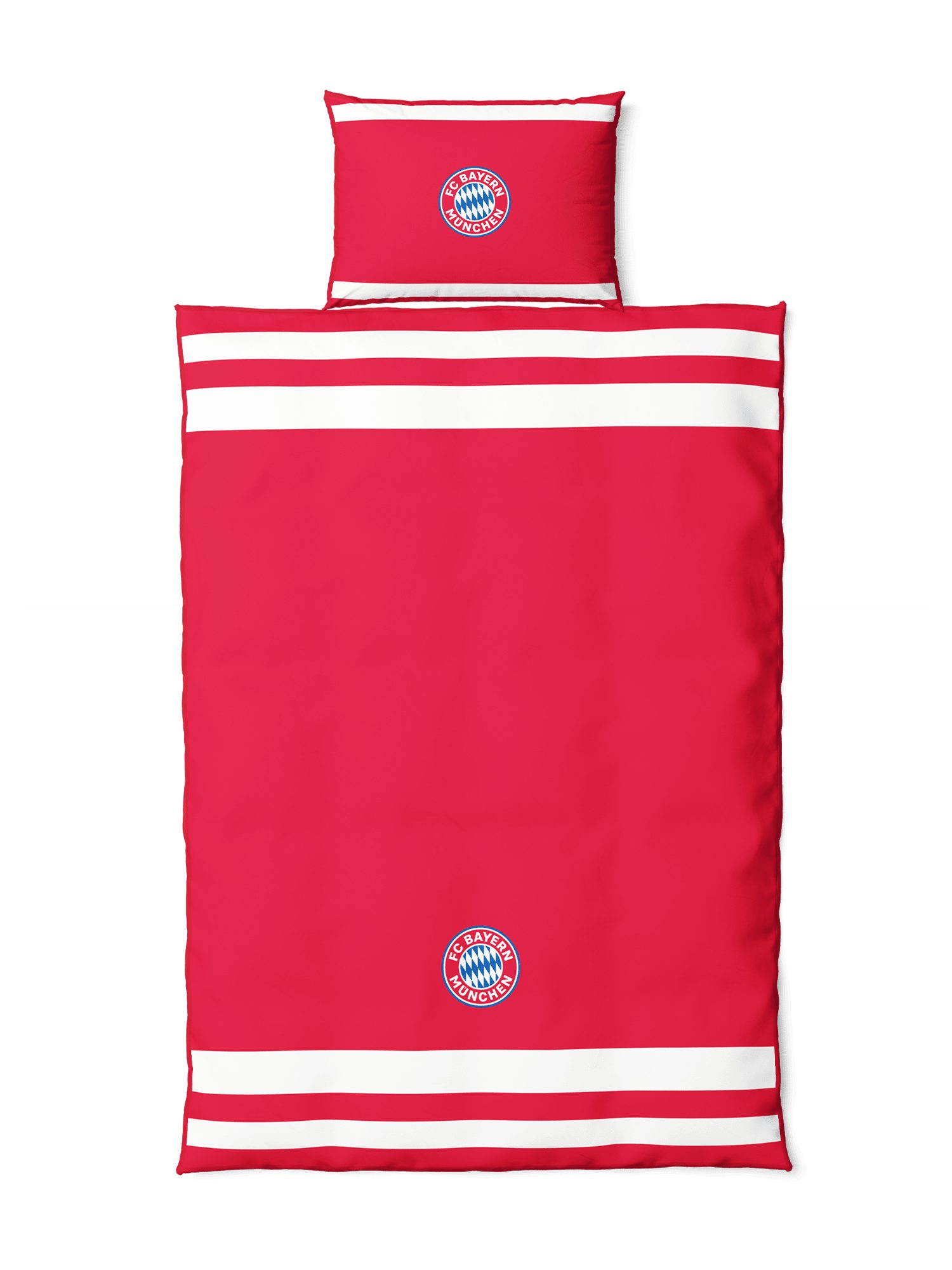 FC Bayern München Bettwäsche FC Bayern München I Bettwäsche Flanell I Rot, Baumwolle