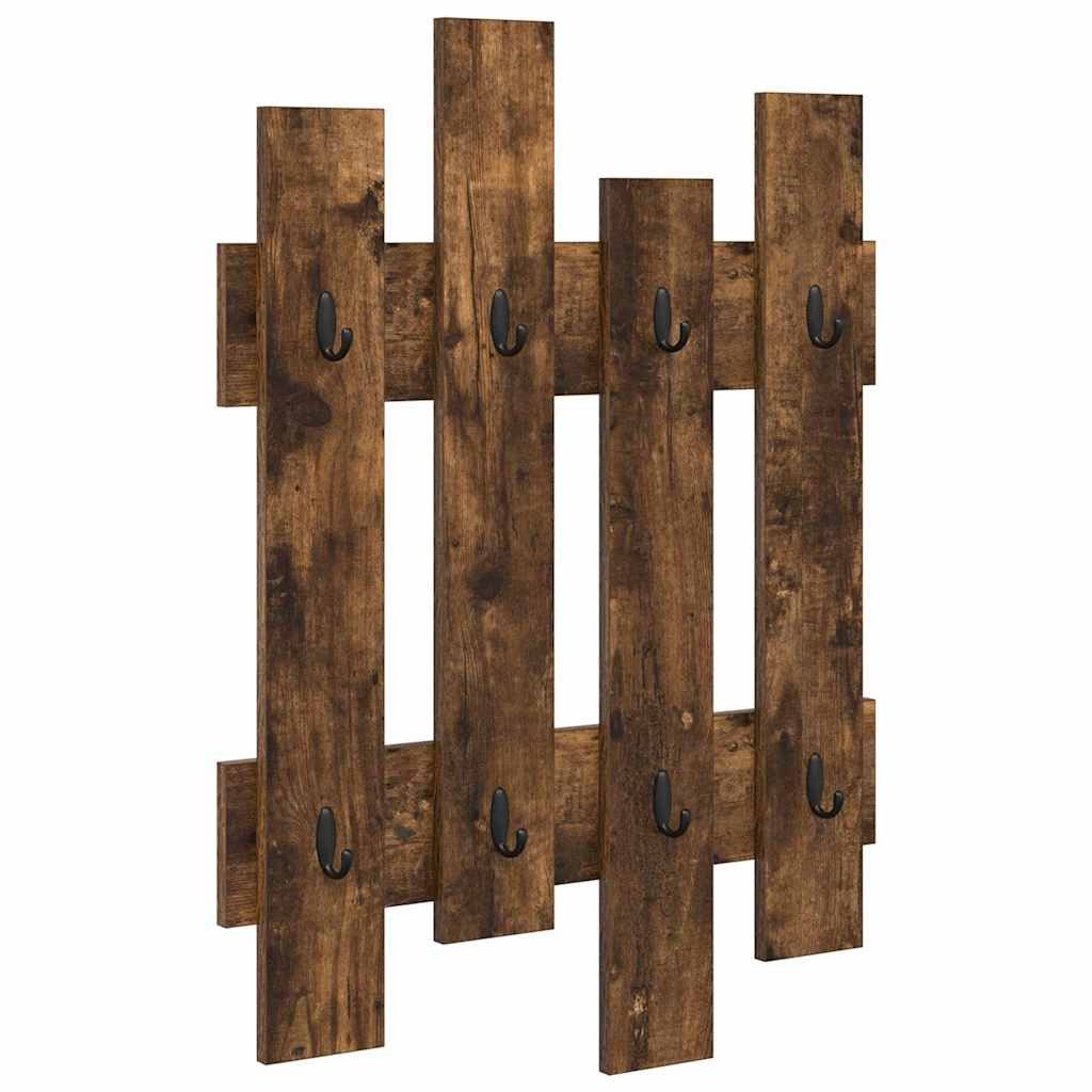 vidaXL Regal Wandmontierter Kleiderständer Räuchereiche 60 günstig online kaufen