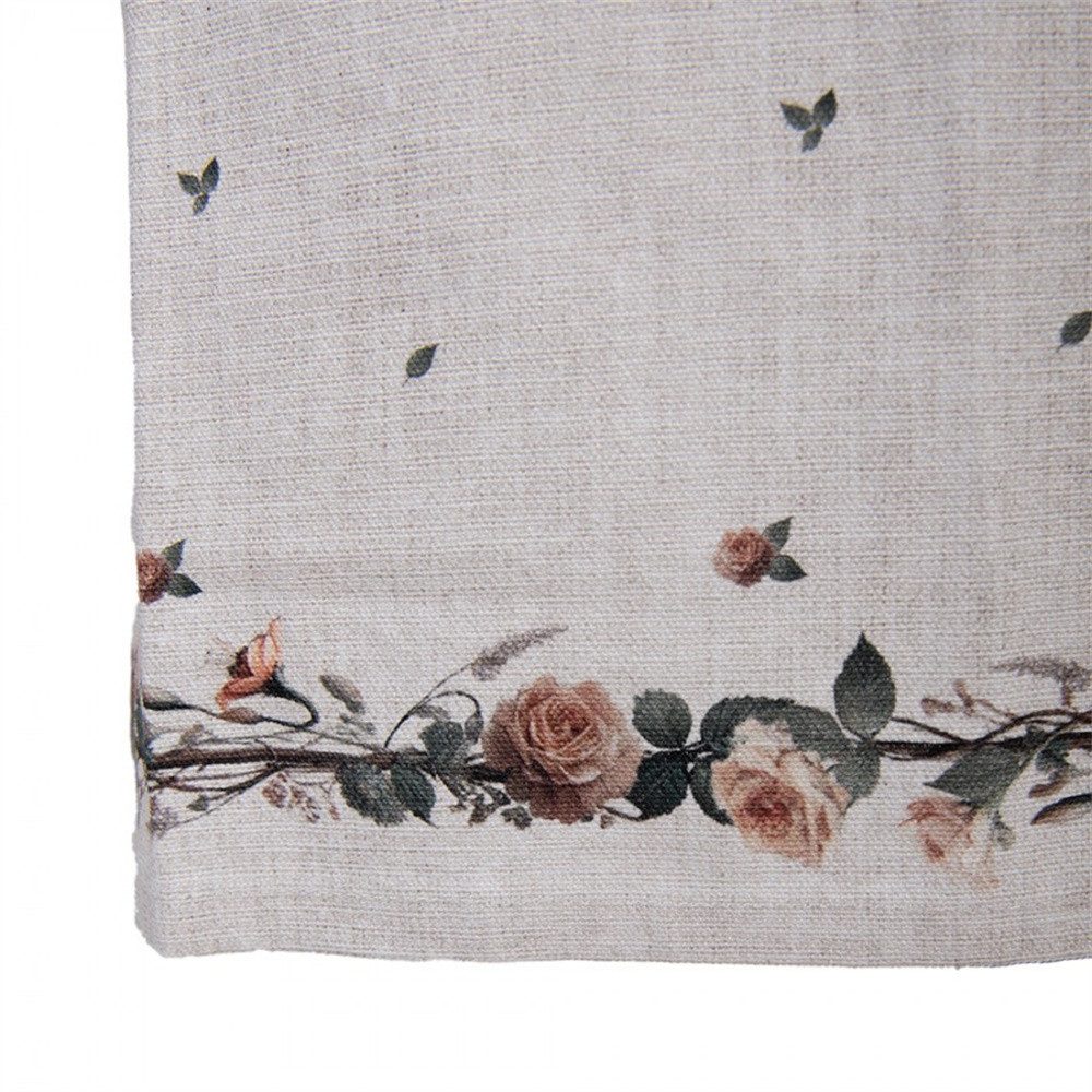 Clayre & Eef Kochschürze Hase & Rosen, (Baumwolle, 1-tlg., Schürze), ca. 70 x 85 cm