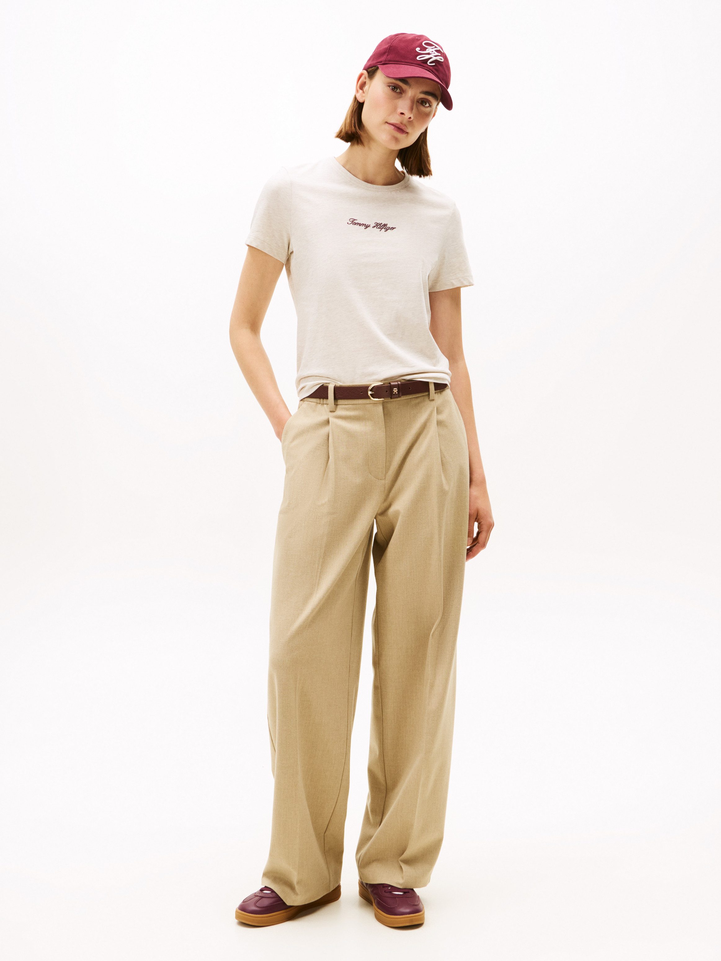 Tommy Hilfiger Kurzarmshirt CLASSIC SCRIPT REG SS TEE