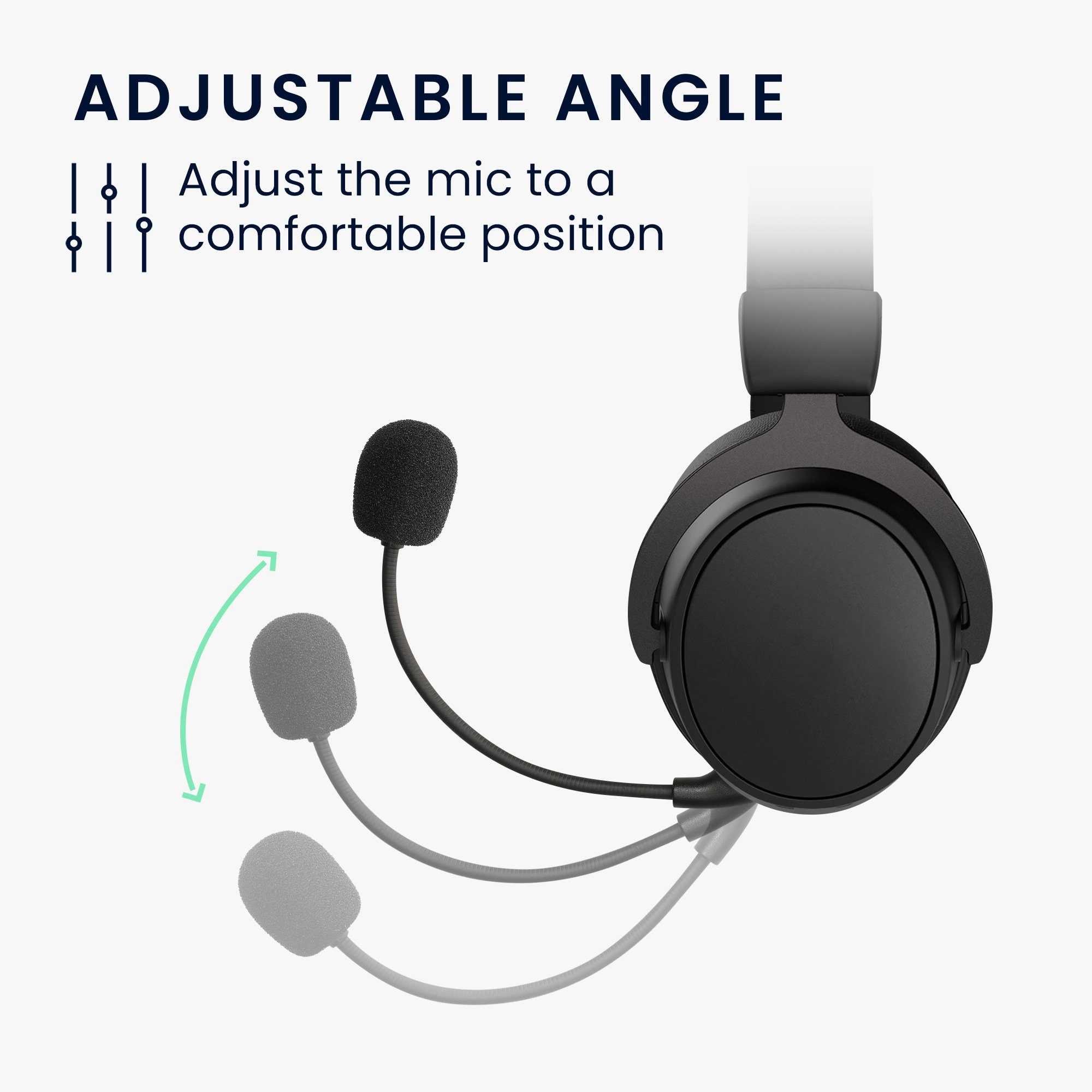 kwmobile Ersatz Kopfhörer Mikrofon für Kingston HyperX Cloud III Gaming-Headset Zubehör (Headset Microphone) – Bild 4 von 5