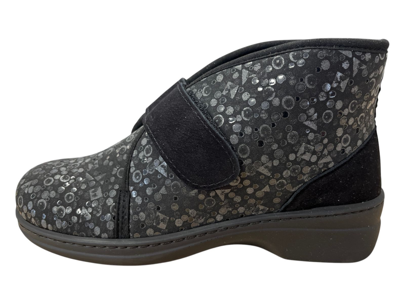 algemare Algemare Damen Hausschuh 8338-0173 schwarz nero punto Hausschuh