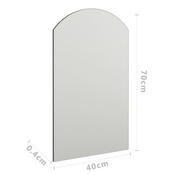 vidaXL Spiegel Wandspiegel Spiegel Dekoration Garderobenspiegel oval 70x40 cm Glas