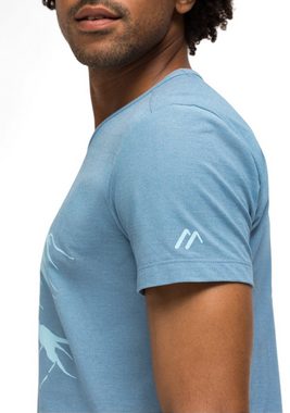 Maier Sports T-Shirt Burgeis 17 M Herren Kurzarmshirt mit Print für Wandern und Freizeit