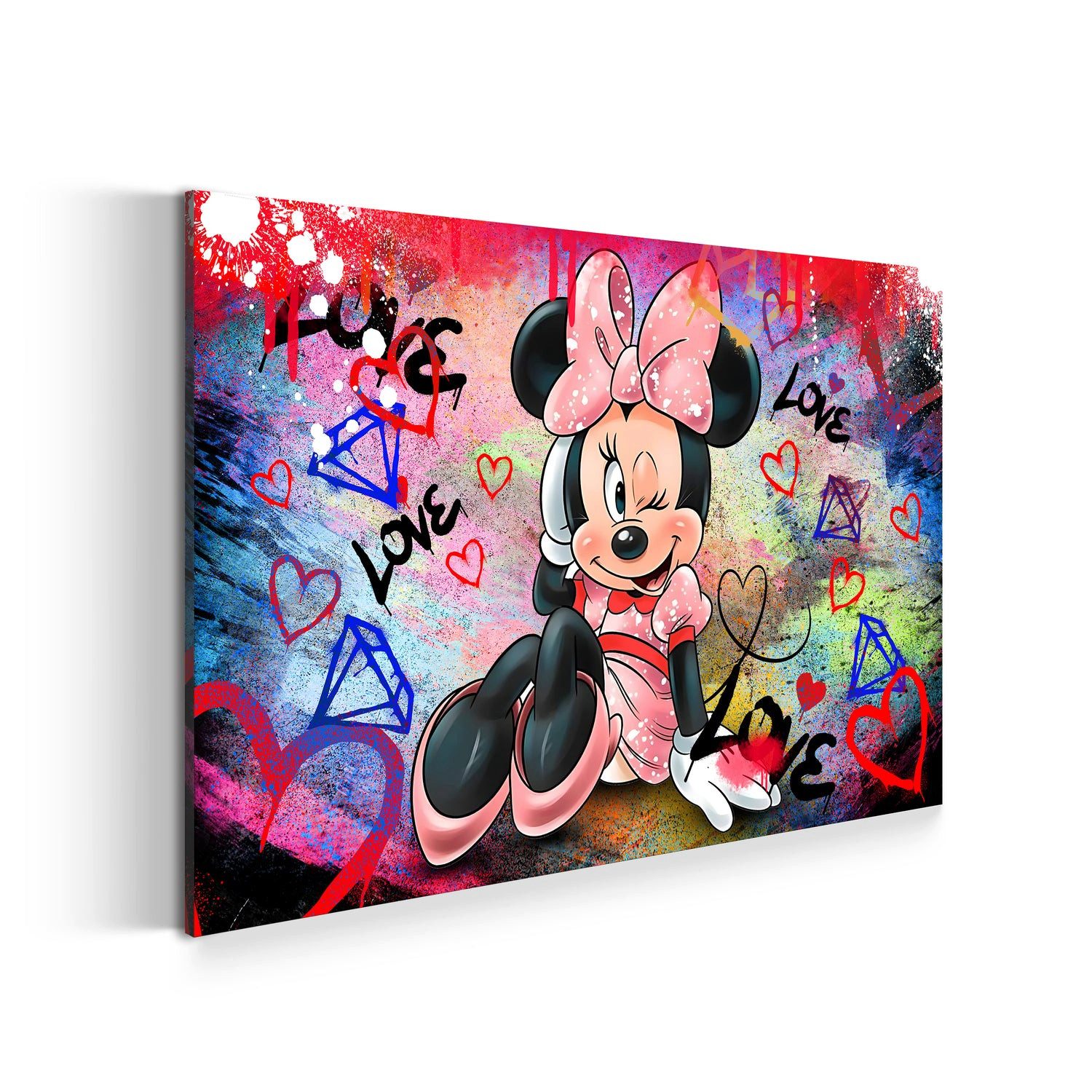 Artedinoi Leinwandbild Minnie Pop Art Beautiful günstig online kaufen