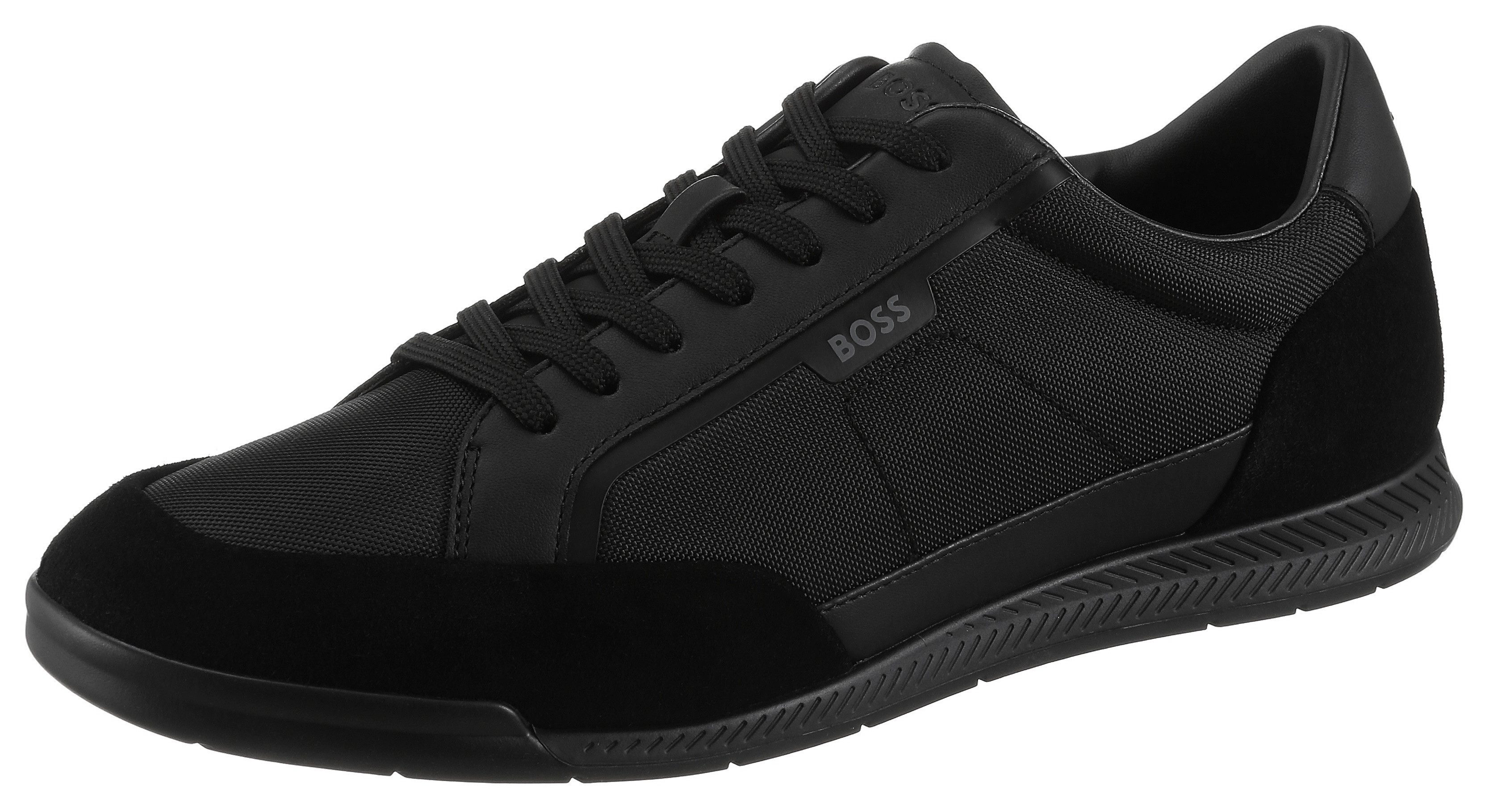 BOSS Nitan Sneaker Schnürschuh, Halbschuh, Freizeitsneaker im Materialmix