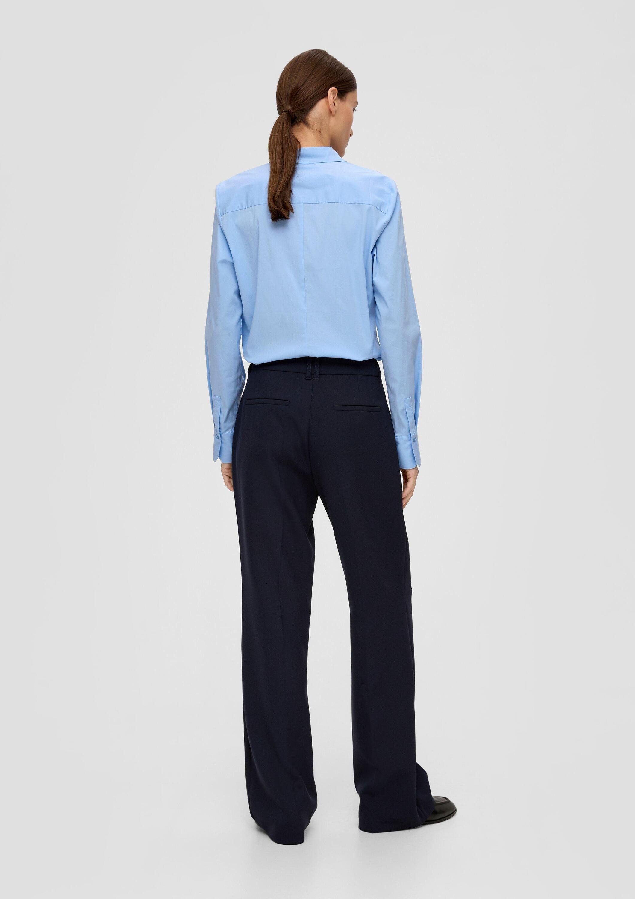 s.Oliver Langarmbluse Bluse Bluse mit Ziernähten