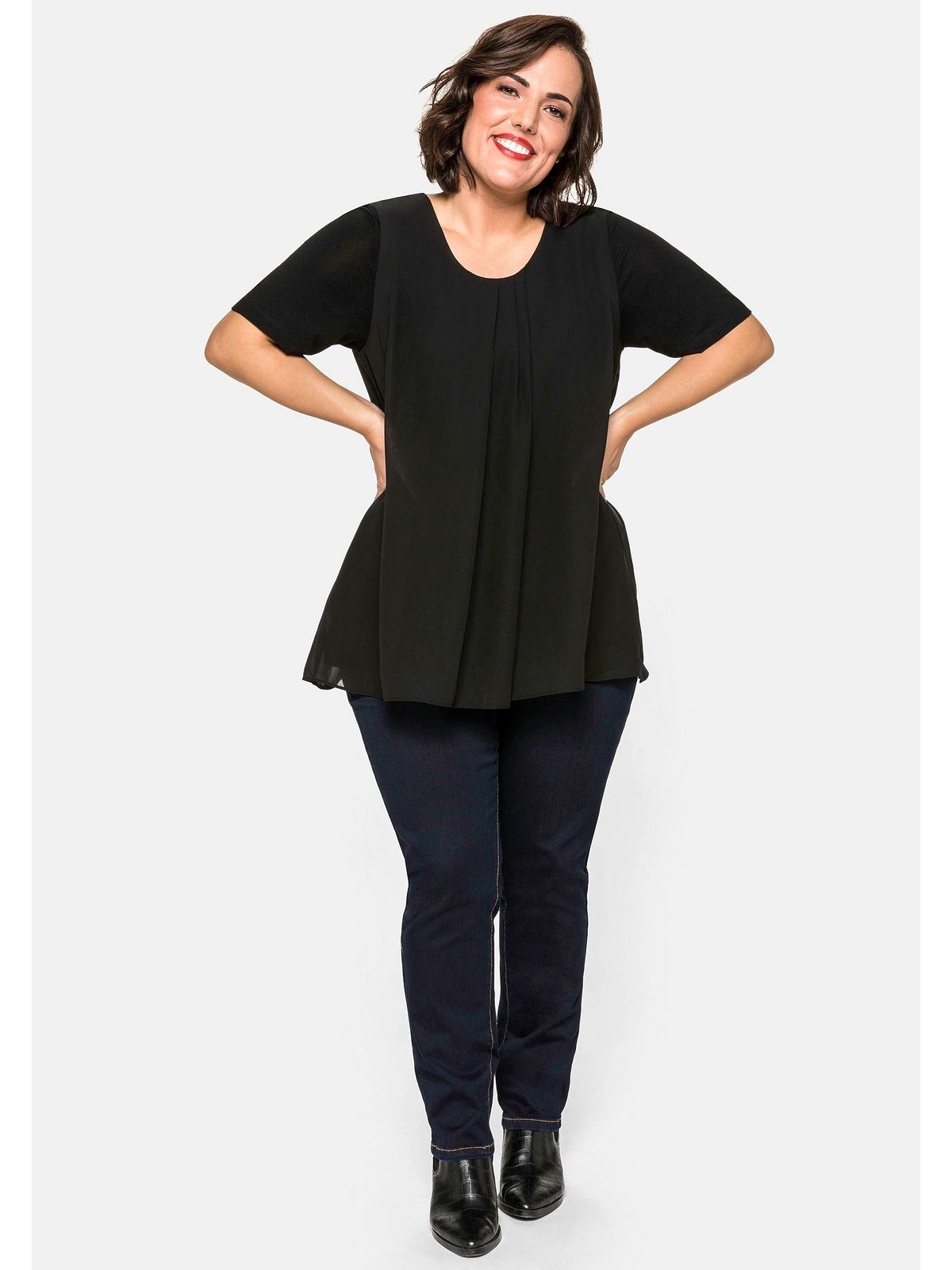 Sheego Stretch-Jeans Große Größen im 5-Pocket-Stil